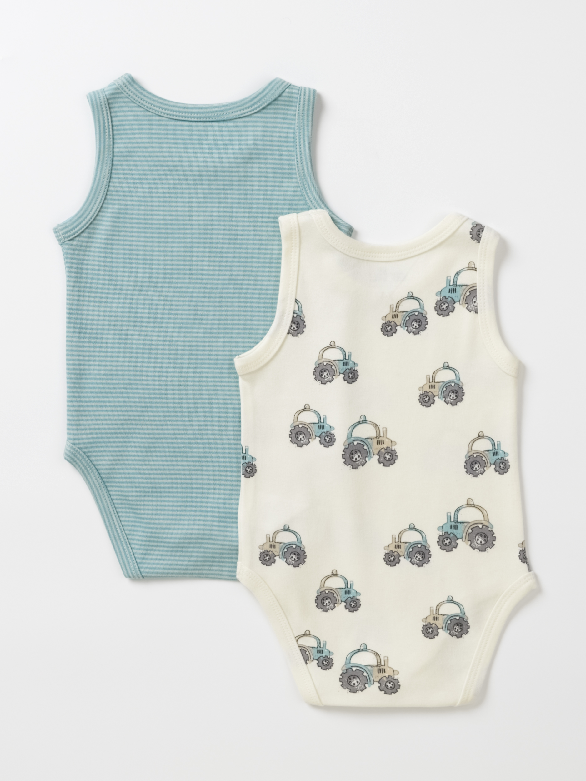 Боди 2 шт artie S25B17BM2-1488M/Молочный-бирюзовый - фото 2