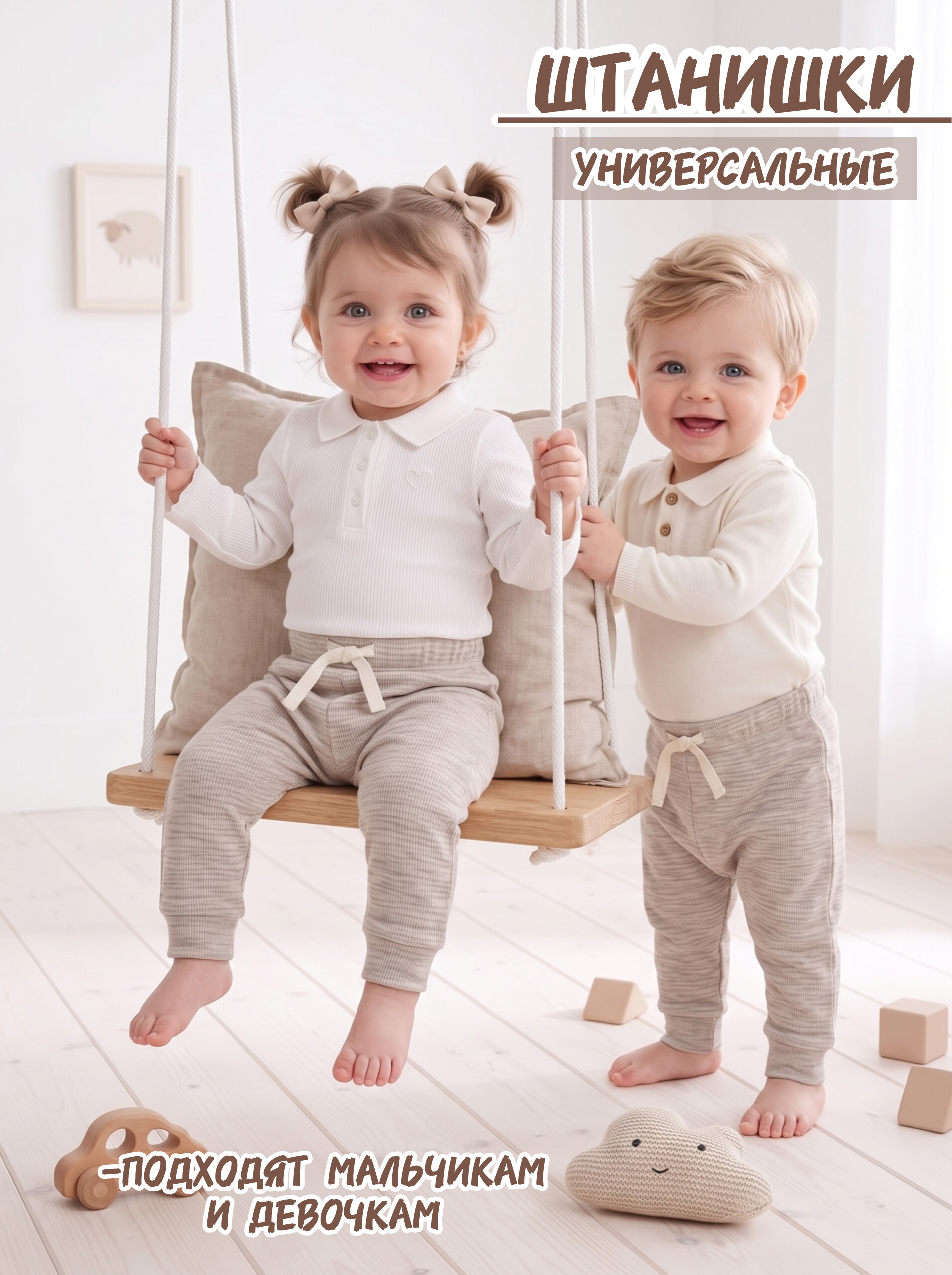 Брюки Жанэт Ж75/2/БЕЖ - фото 2