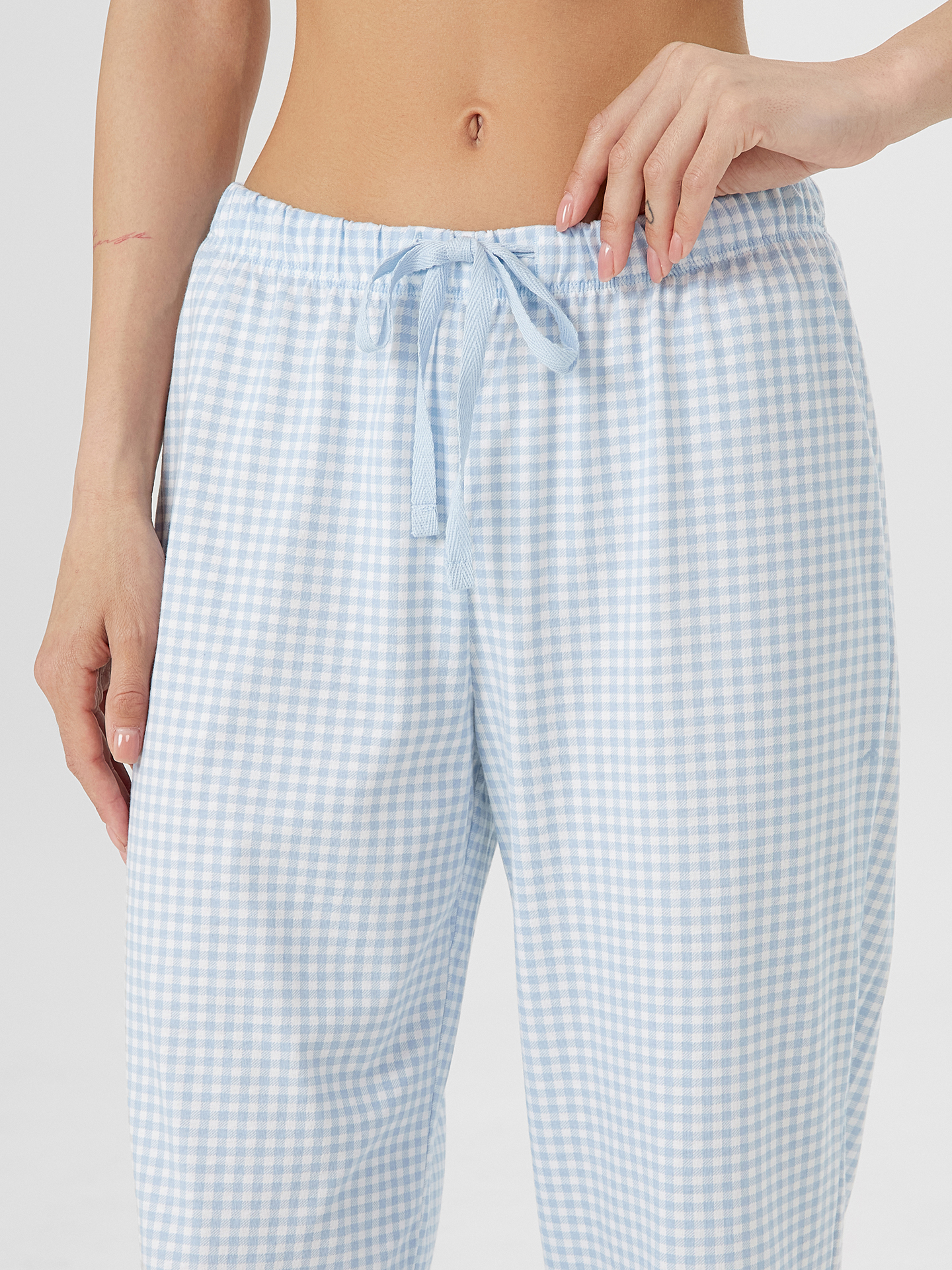 Брюки Mark Formelle (Марк Формэль) 532495/голубая клетка - фото 5