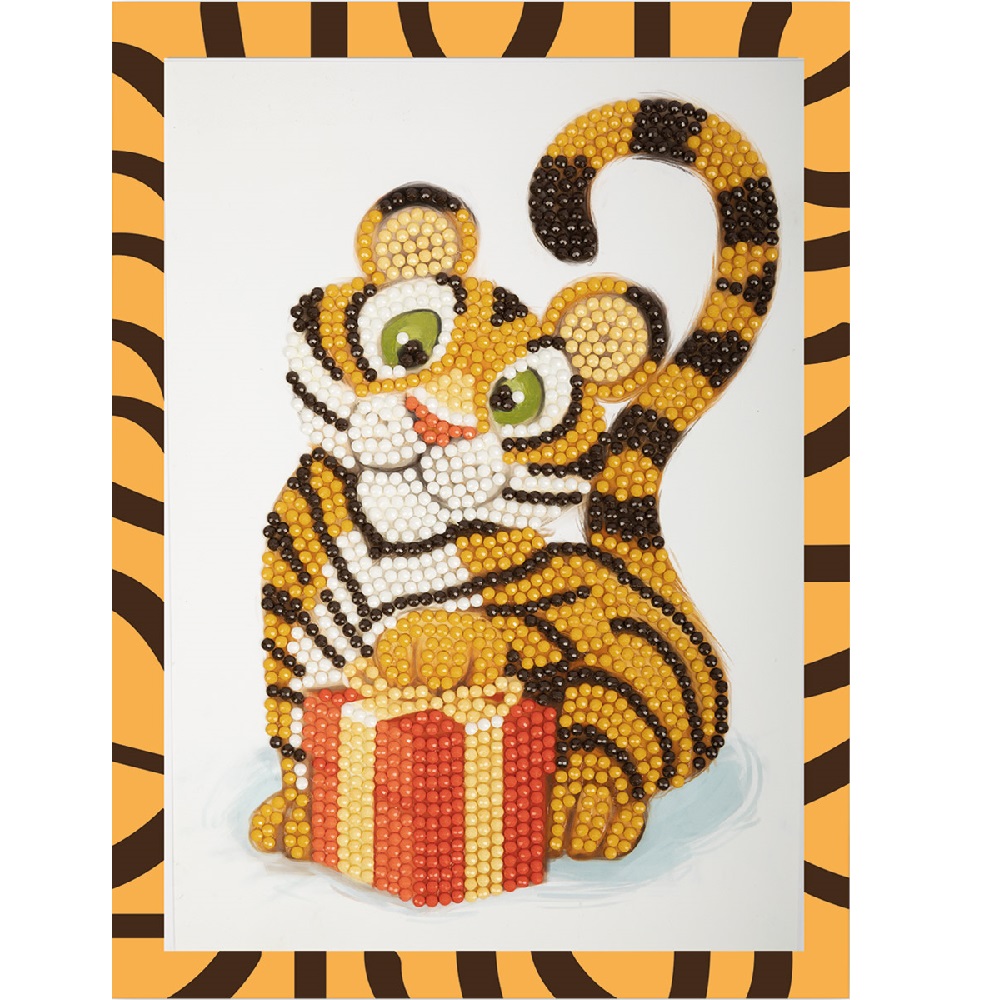 Алмазная мозаика Фрея Тигрёнок с подарком - фото 2