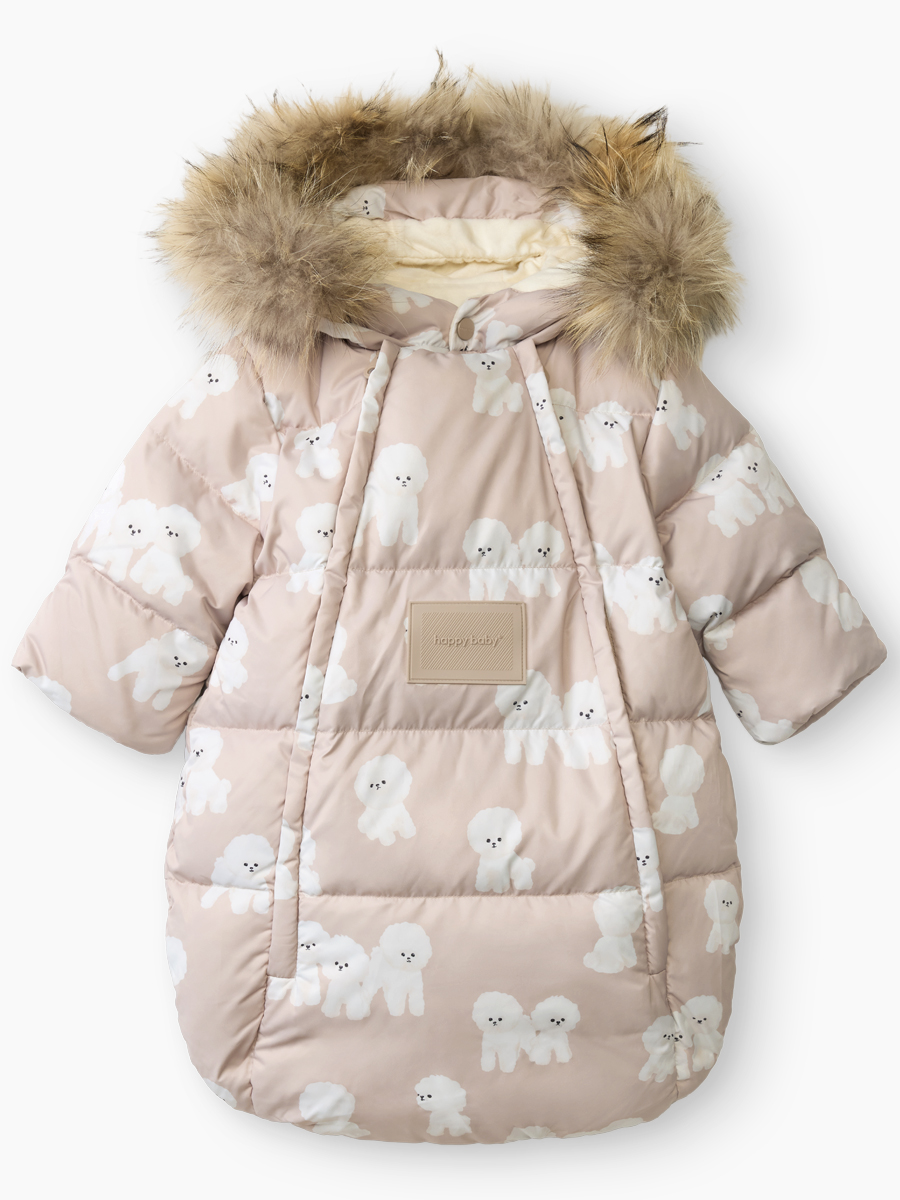 Конверт в коляску Happy Baby для новорожденных розовый - фото 1
