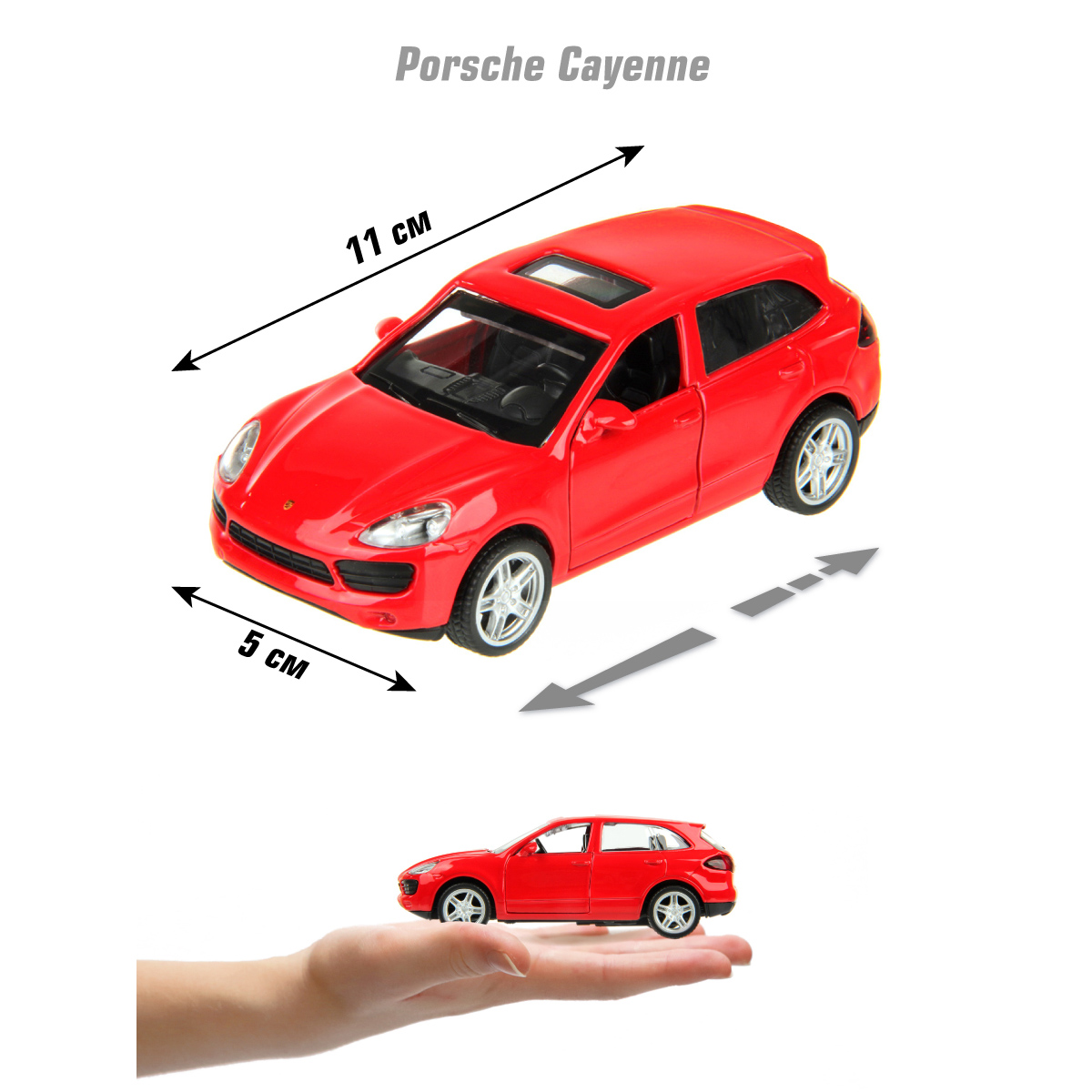 Автомобиль HOFFMANN Porsche Cayenne 1:43 122223 - фото 3