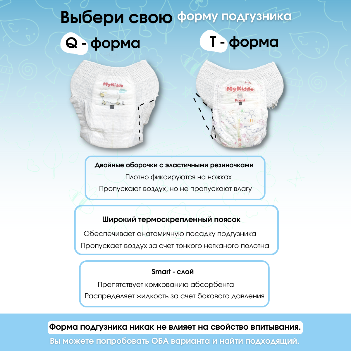 Трусики MyKiddo Premium XXL 128 шт. - фото 8