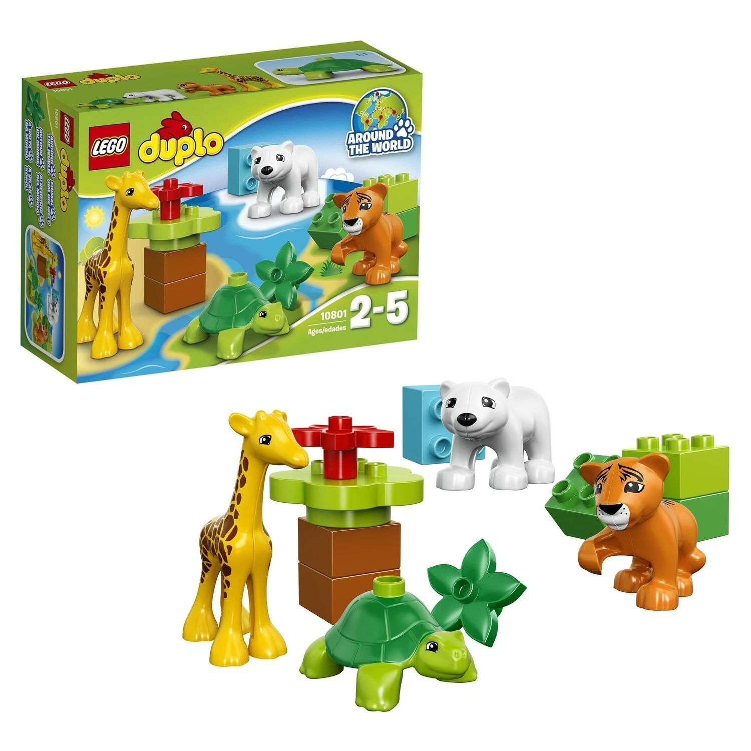 Конструктор LEGO DUPLO Вокруг света: малыши блочный - фото 1