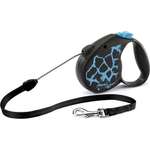 Рулетка для собак Flexi Safari S трос 5м 12кг blue giraffe