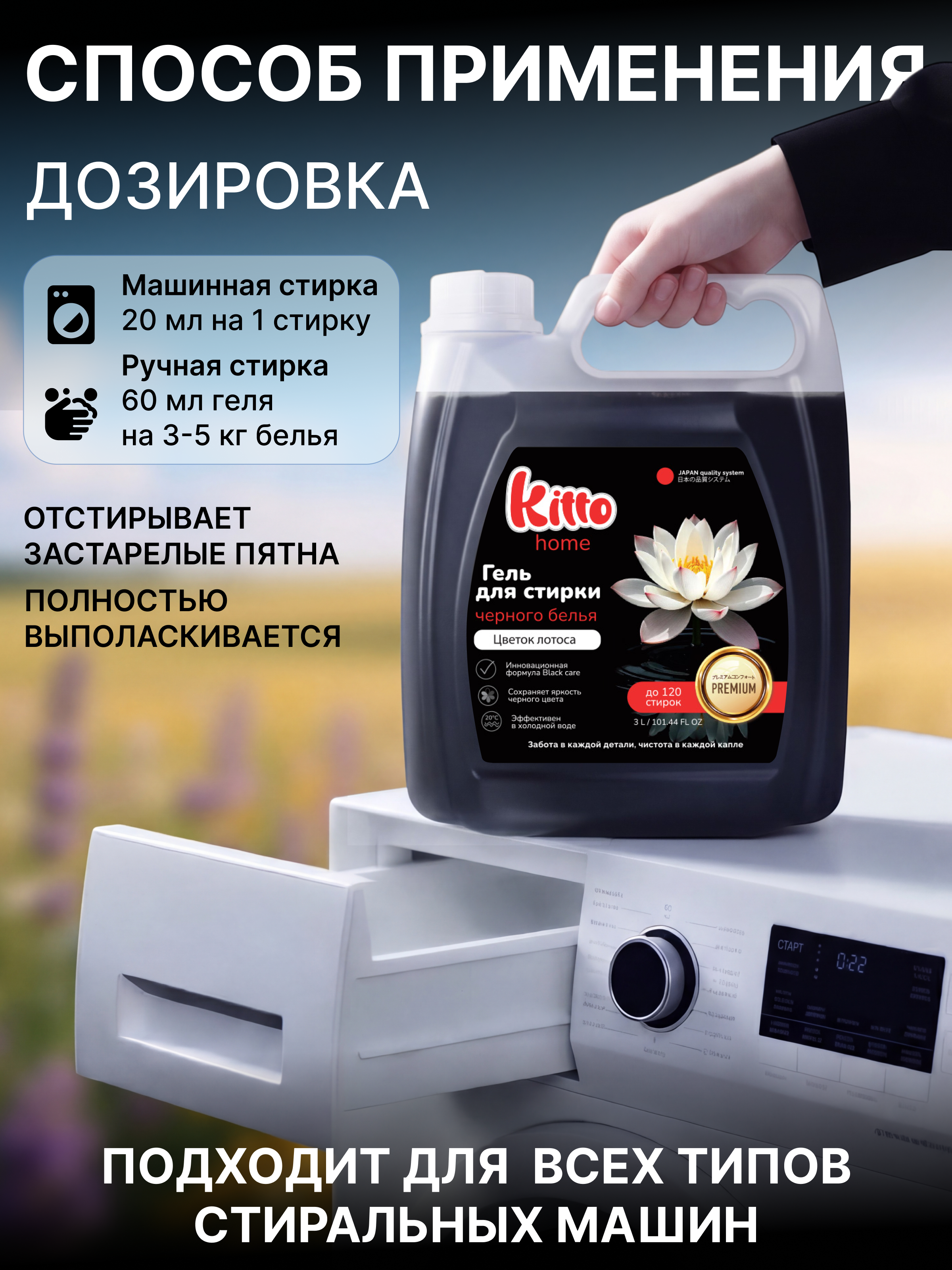 Гель для стирки Ekitto - фото 6