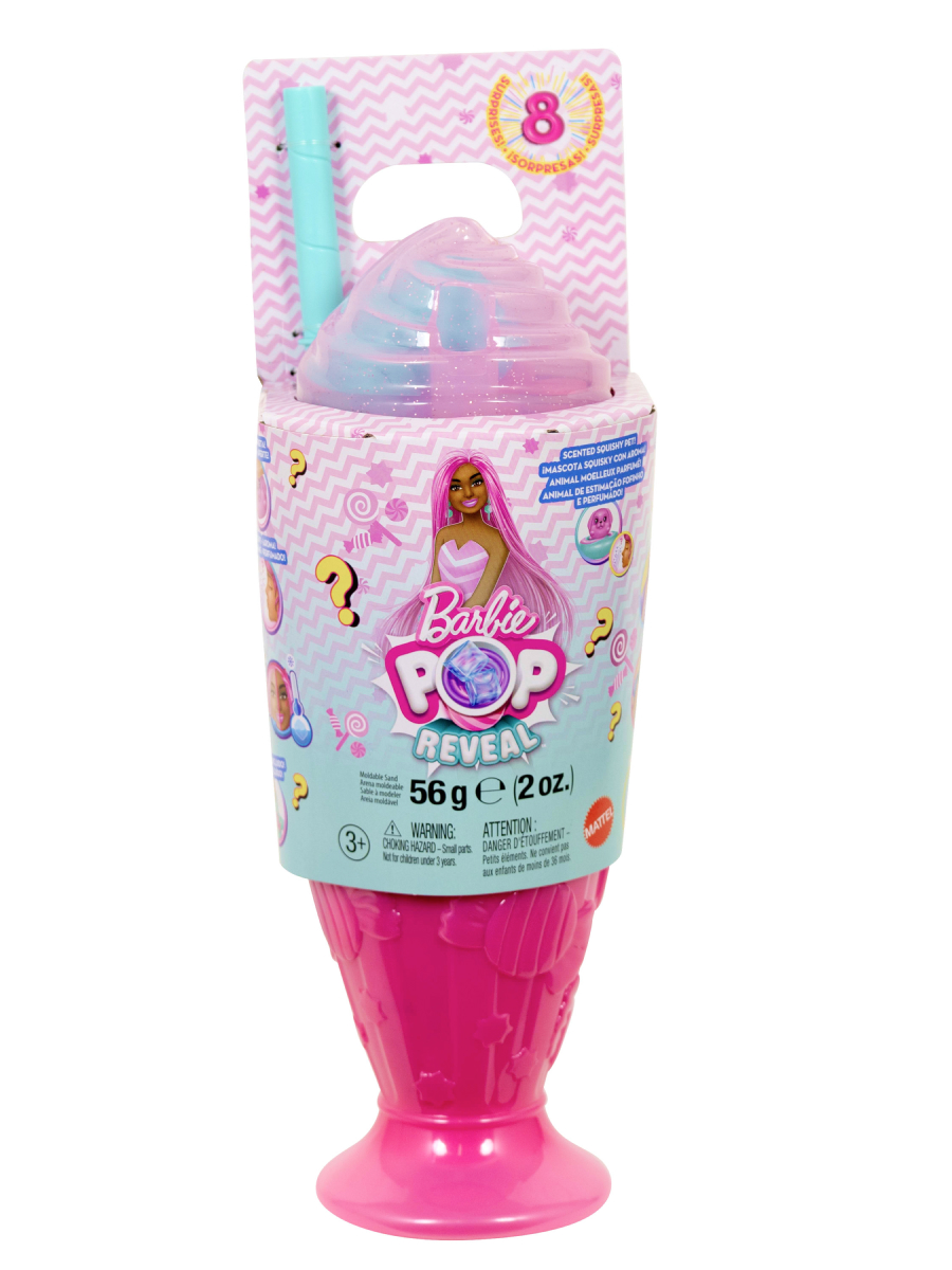 Кукла модельная Barbie Pop Reveal Cюрприз с фигуркой животного высота 29 см JFY62 - фото 3