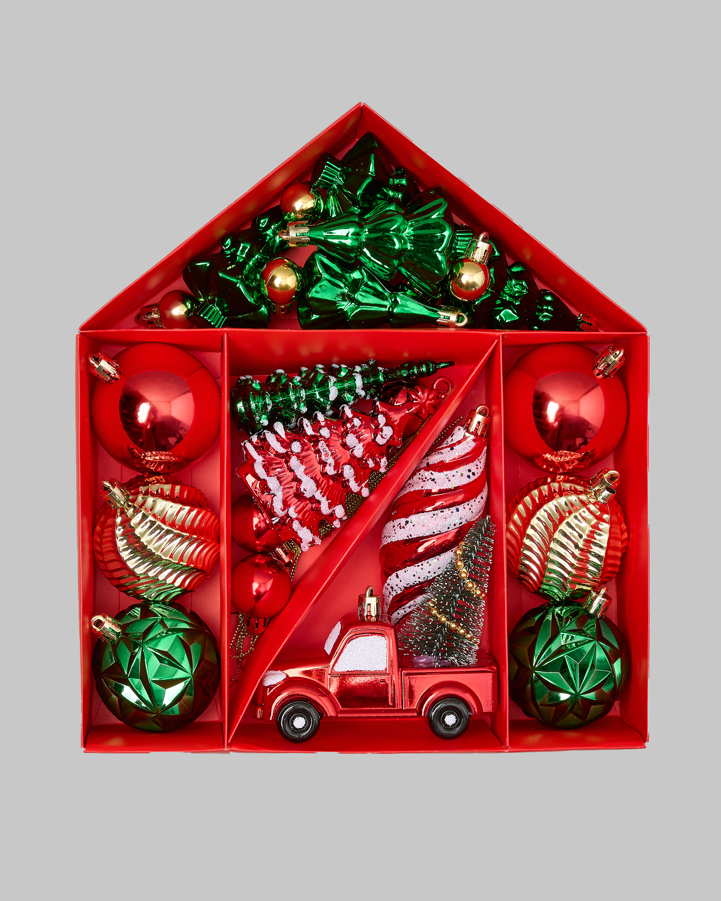 Набор ёлочных украшений FUTURINO Home 25 шт. W25FH5-NYR304hl-43 - фото 1