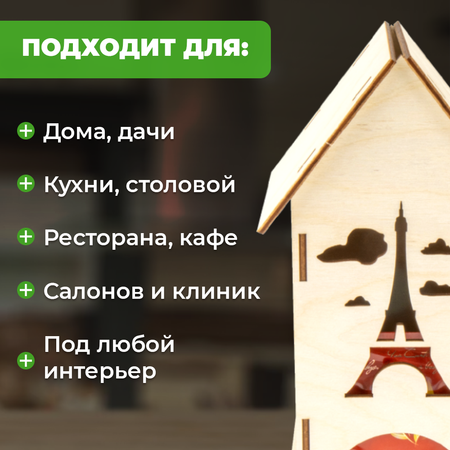 Конструктор LORI(колорит) Чайный домик Париж блочный