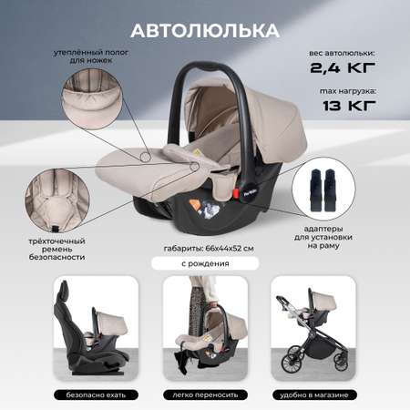 Коляска 3в1 Farfello Baby shell