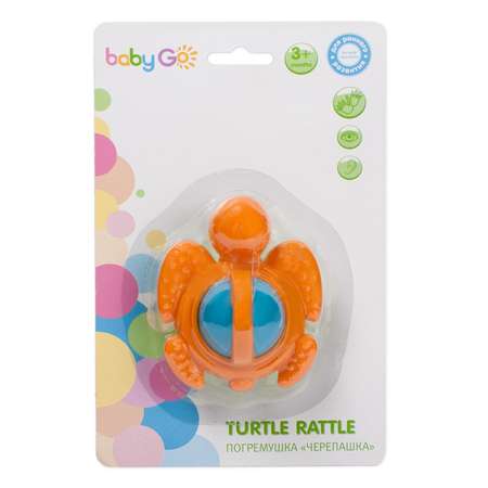 Игрушка BabyGo погремушка Черепашка