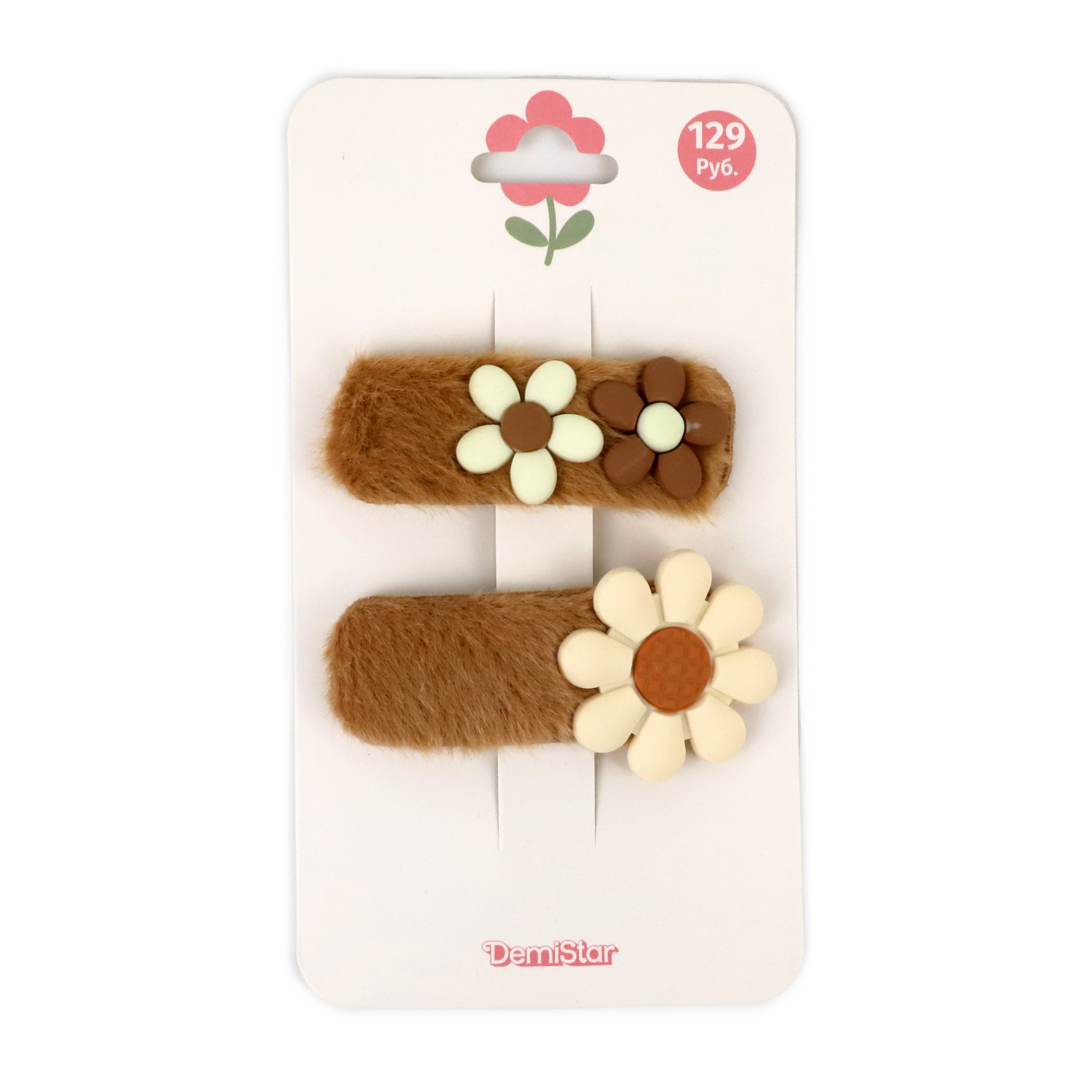 Заколка Demi Star Brown 2 шт. - фото 2