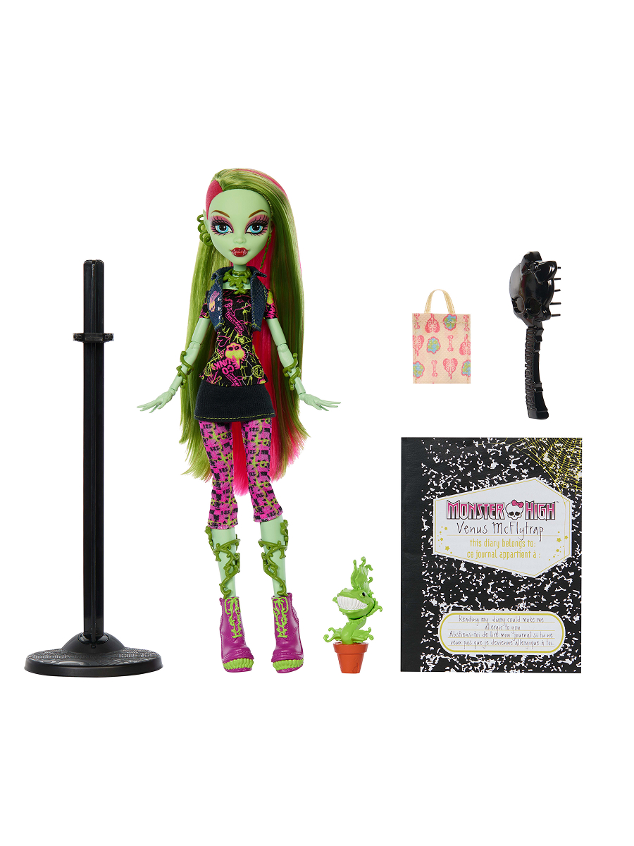 Кукла модельная Monster High Creeproduction JHK58 Венера высота 27 см JHK58 - фото 4