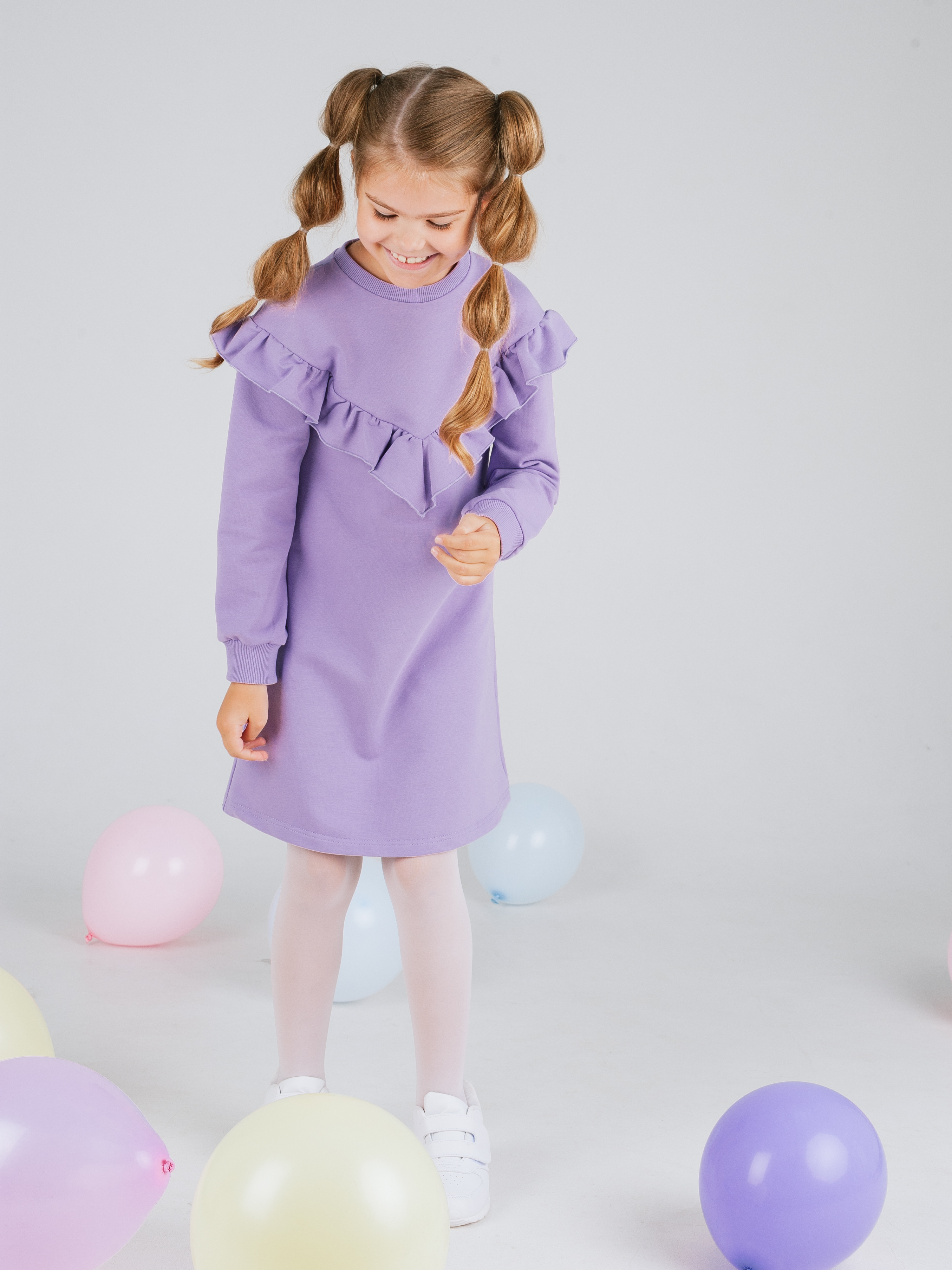 Платье MiloTa ПФ03/лавандовый - фото 4