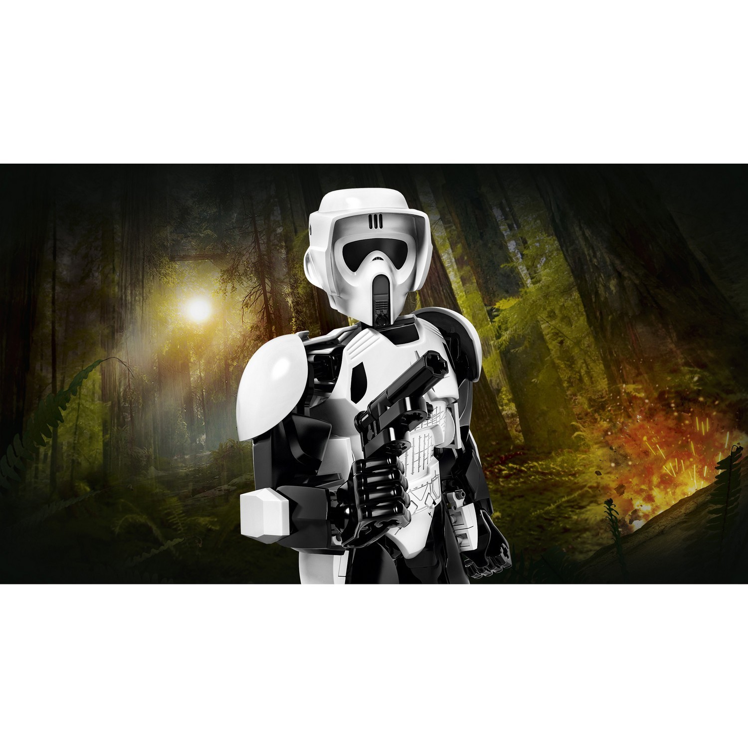 Конструктор LEGO Star Wars Штурмовик-разведчик на спидере блочный - фото 5