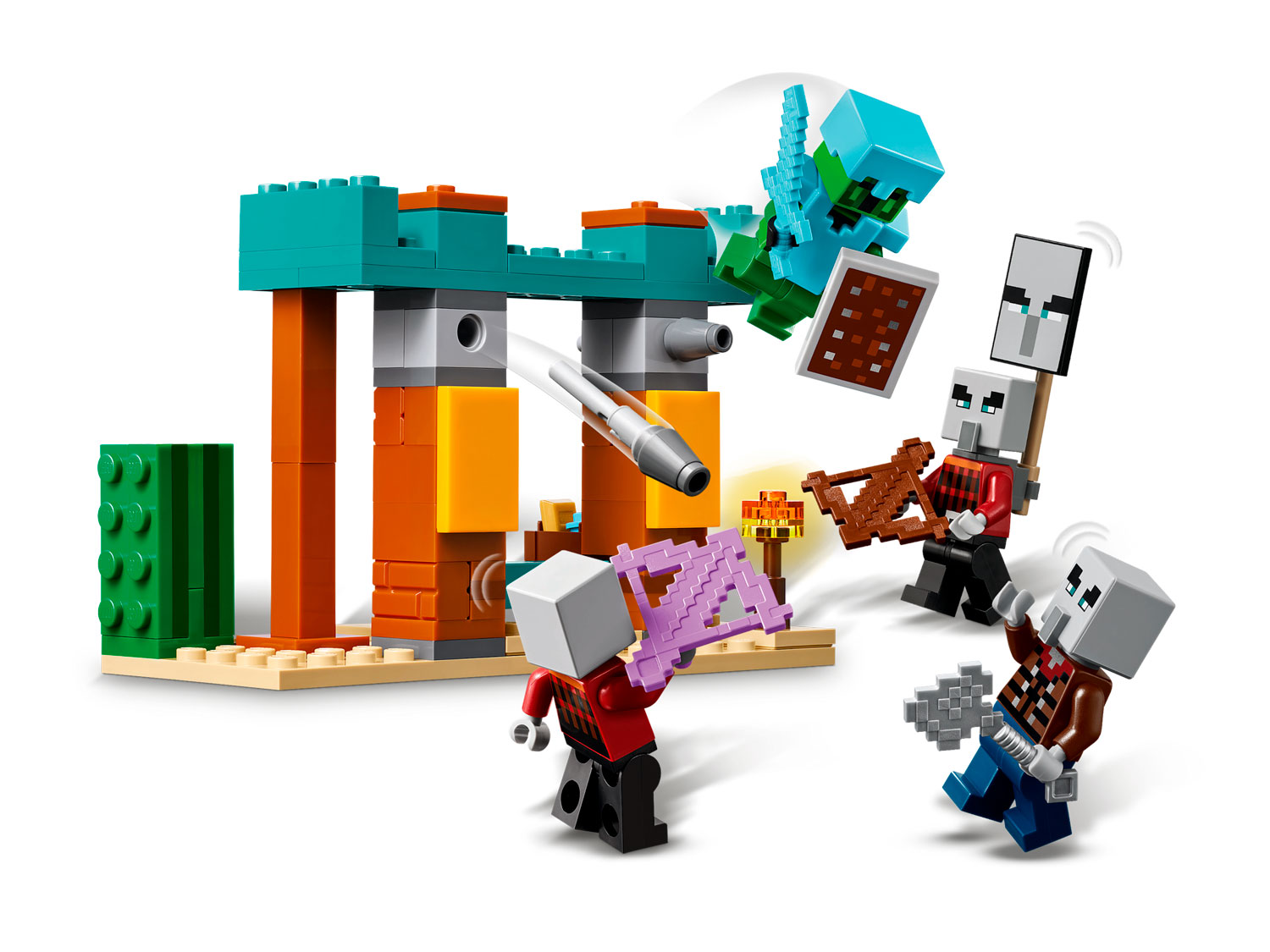 Конструктор LEGO Minecraft Патруль илладжеров 21267 105 дет. - фото 4
