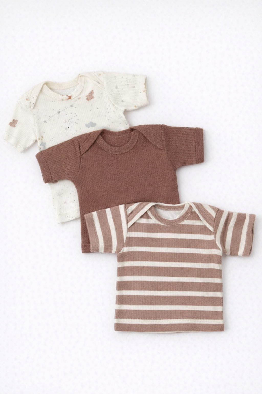 Футболки 3 шт Супер Пупс нбр/3пр/футб/полоска/сон - фото 1