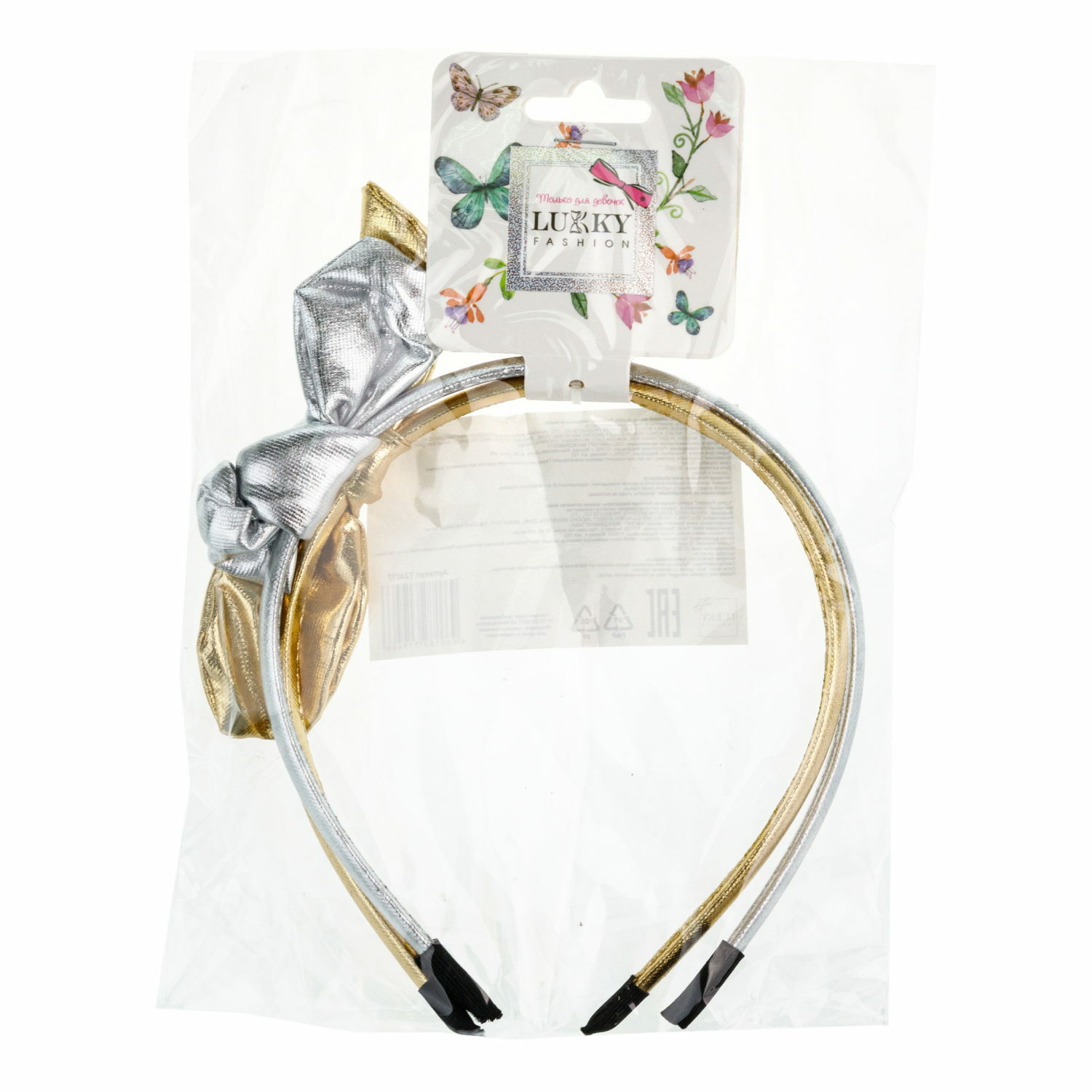 Ободок LUKKY Бант 2 шт. Т24077 - фото 8