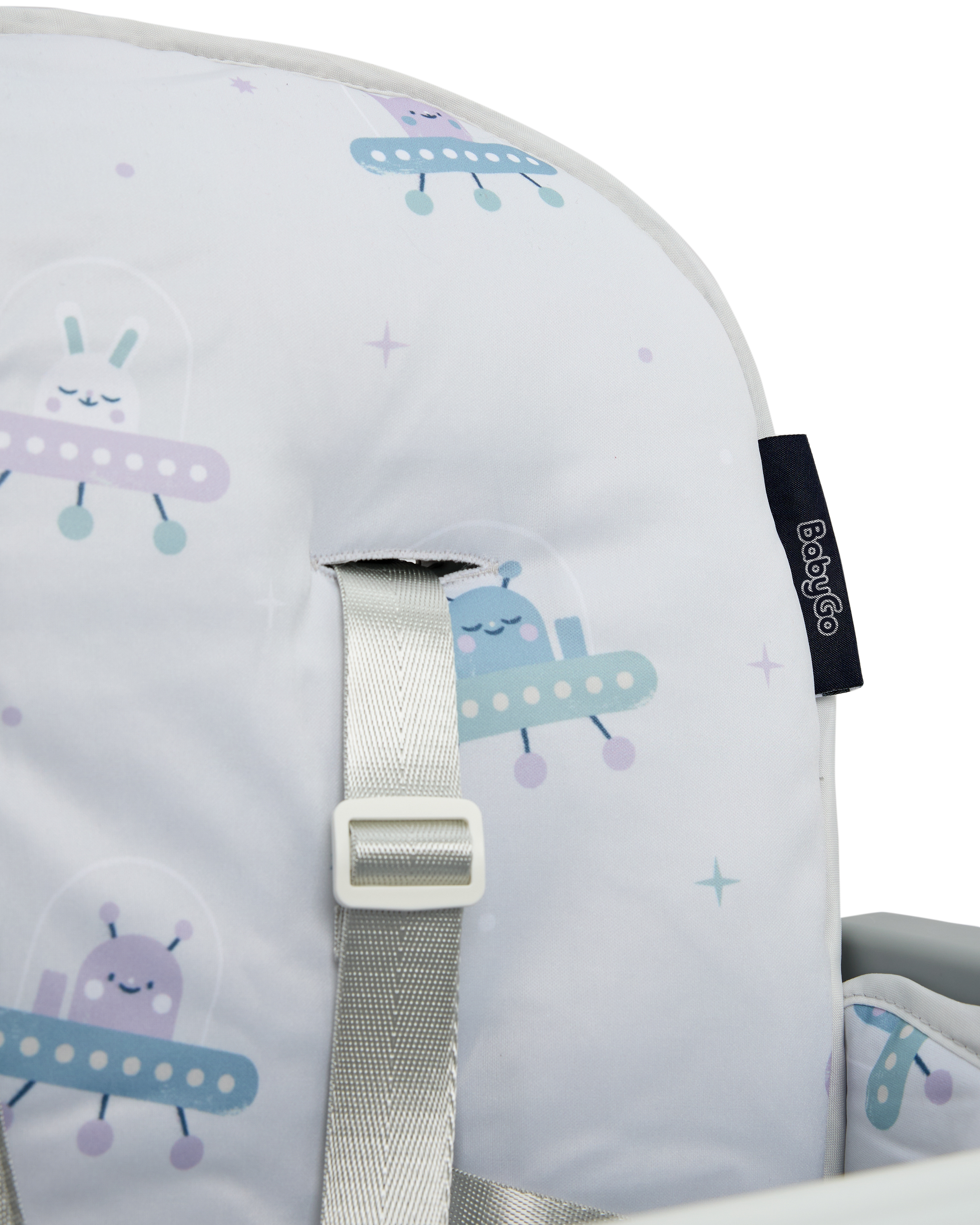 Стульчик для кормления BabyGo Travel Set New бустер серый - фото 8