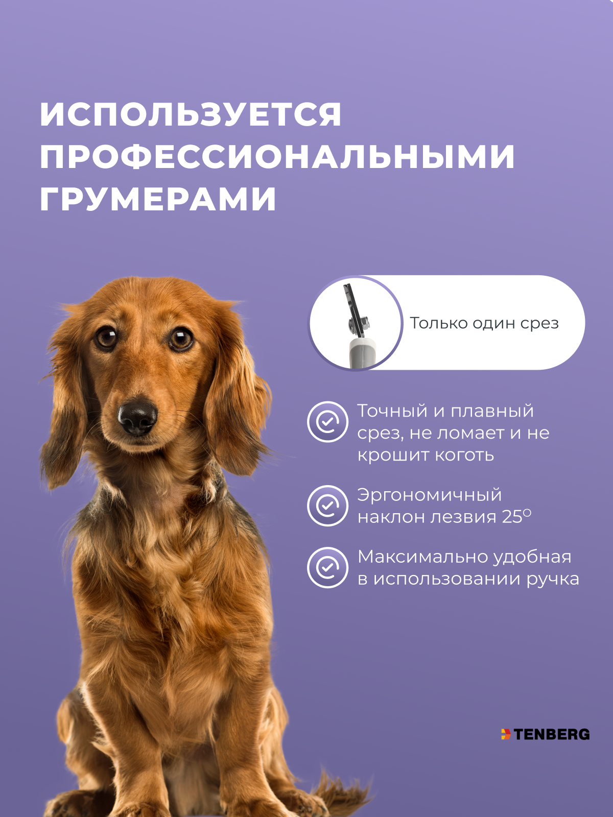 Когтерез для собак и кошек TENBERG Calmness Grey - фото 6