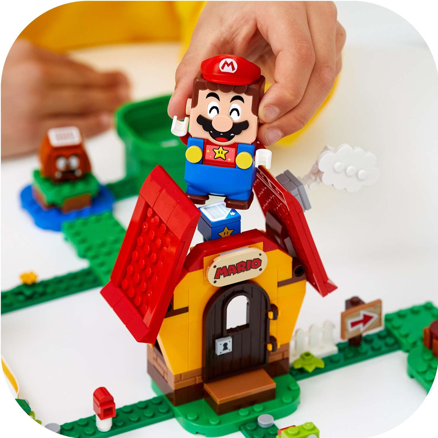 Конструктор LEGO Super Mario Дом Марио и Йоши 205 дет. - фото 8