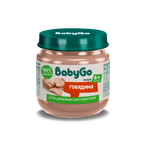 Пюре BabyGo говядина с 6 мес 80 г