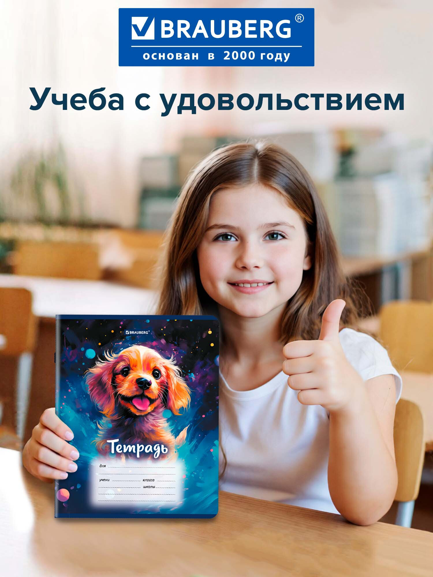 Тетрадь Brauberg клетка 12 лист. 10 шт. - фото 4