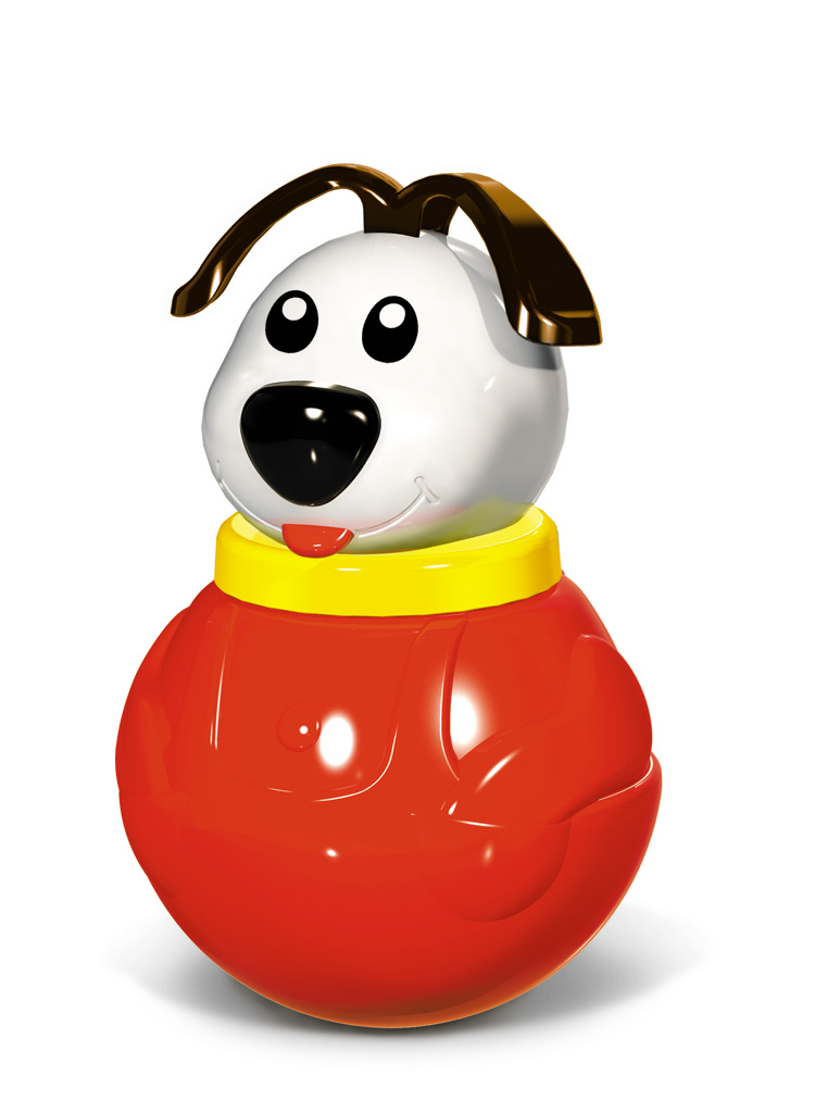 Игрушка STELLAR неваляшка Пёс Дружок - фото 1