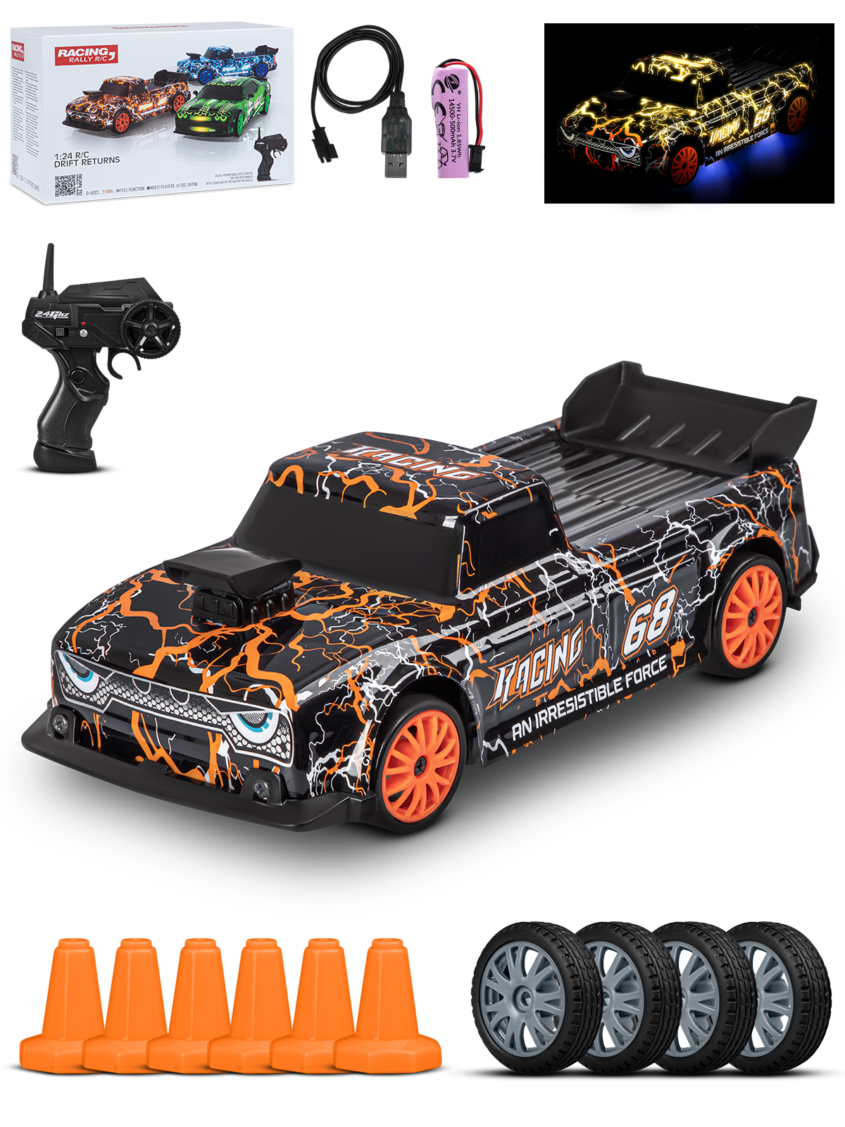 Автомобиль РУ AUTODRIVE 1:24 - фото 13