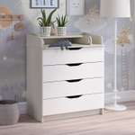 Пеленальный комод aton baby furniture Комод Сириус-2 Loft шимо светлый-белый