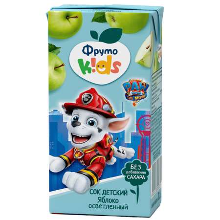 Сок ФрутоKids яблоко осветленный 0.2л с 4месяцев