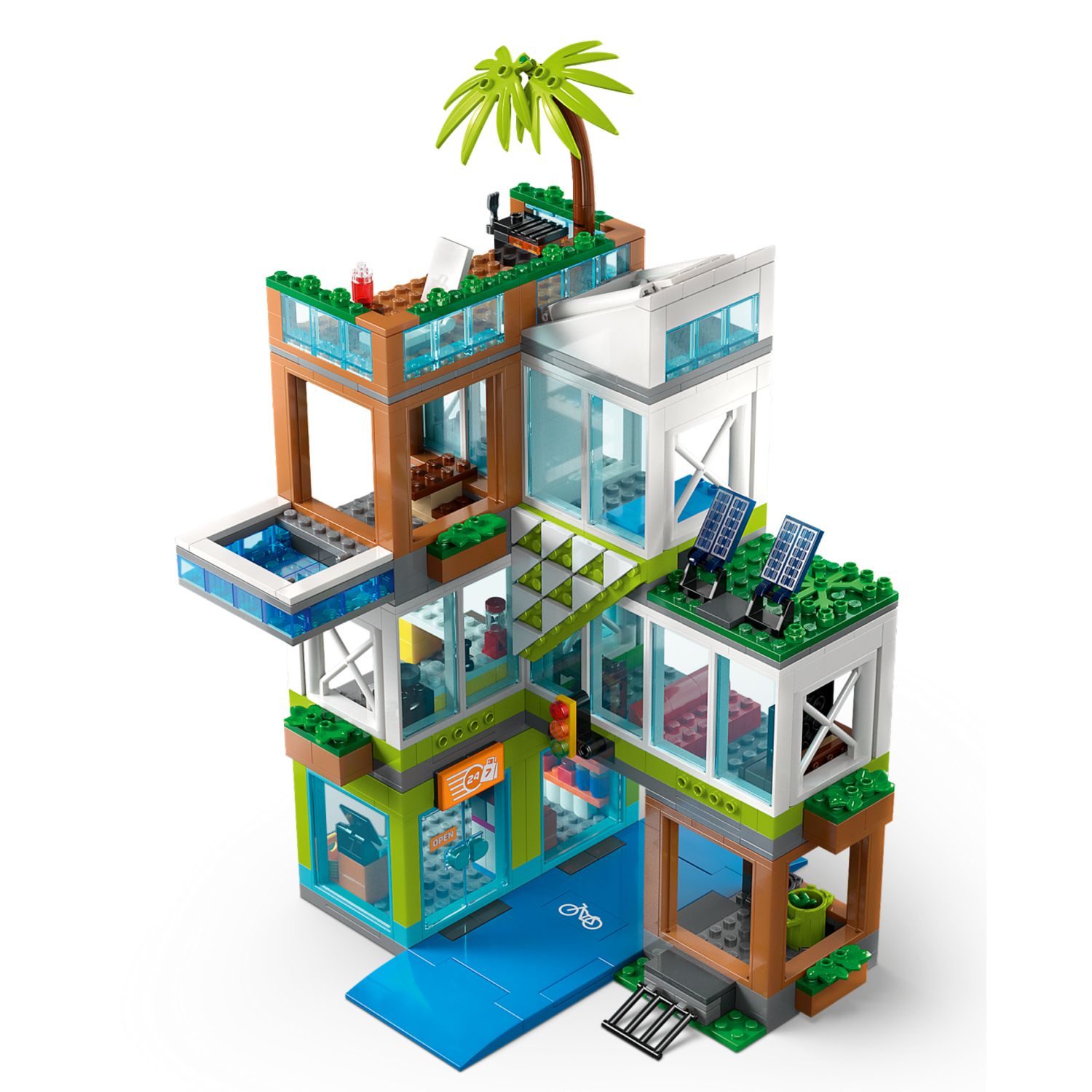 Конструктор LEGO City Apartment Building 688 дет. - фото 3