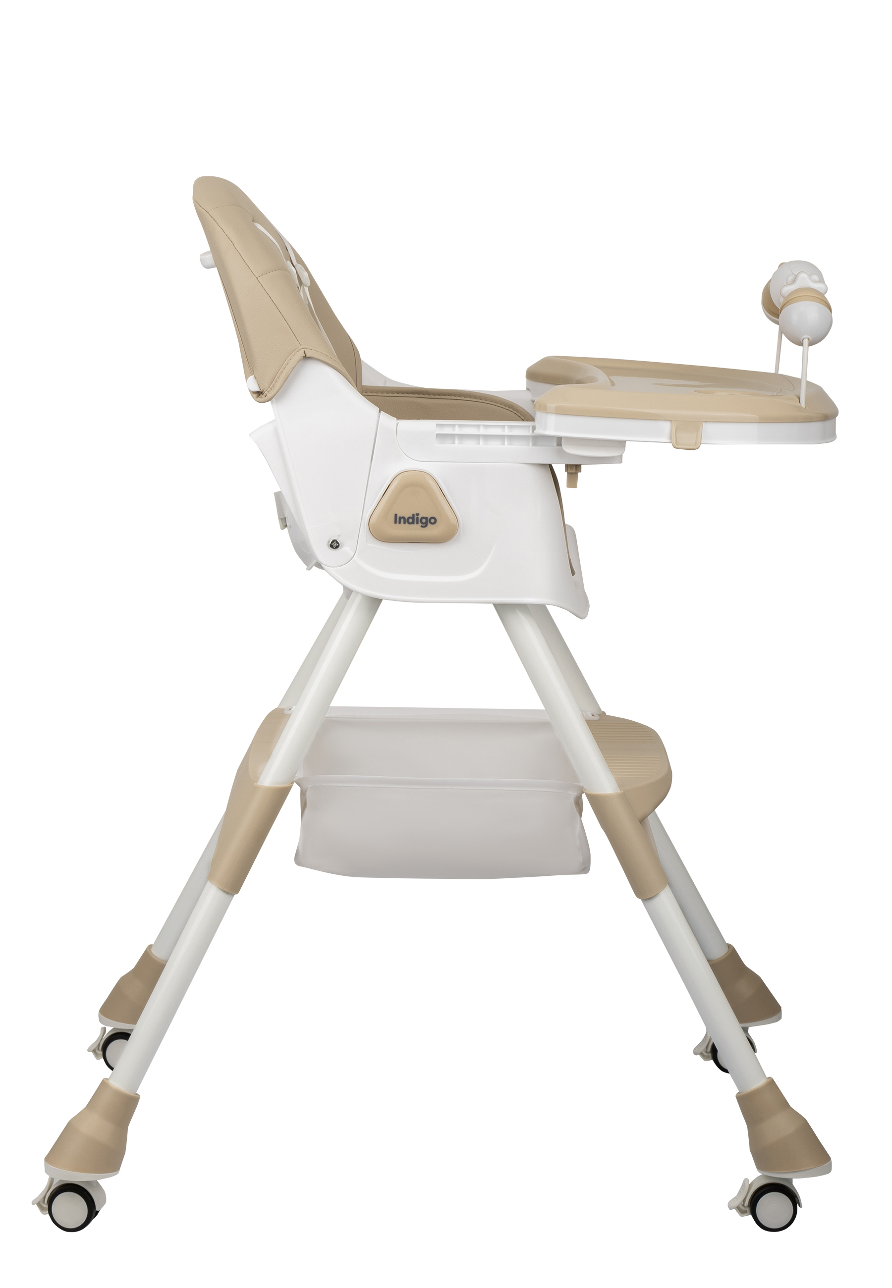 Стульчик для кормления Indigo Corn Flex бежевый - фото 7