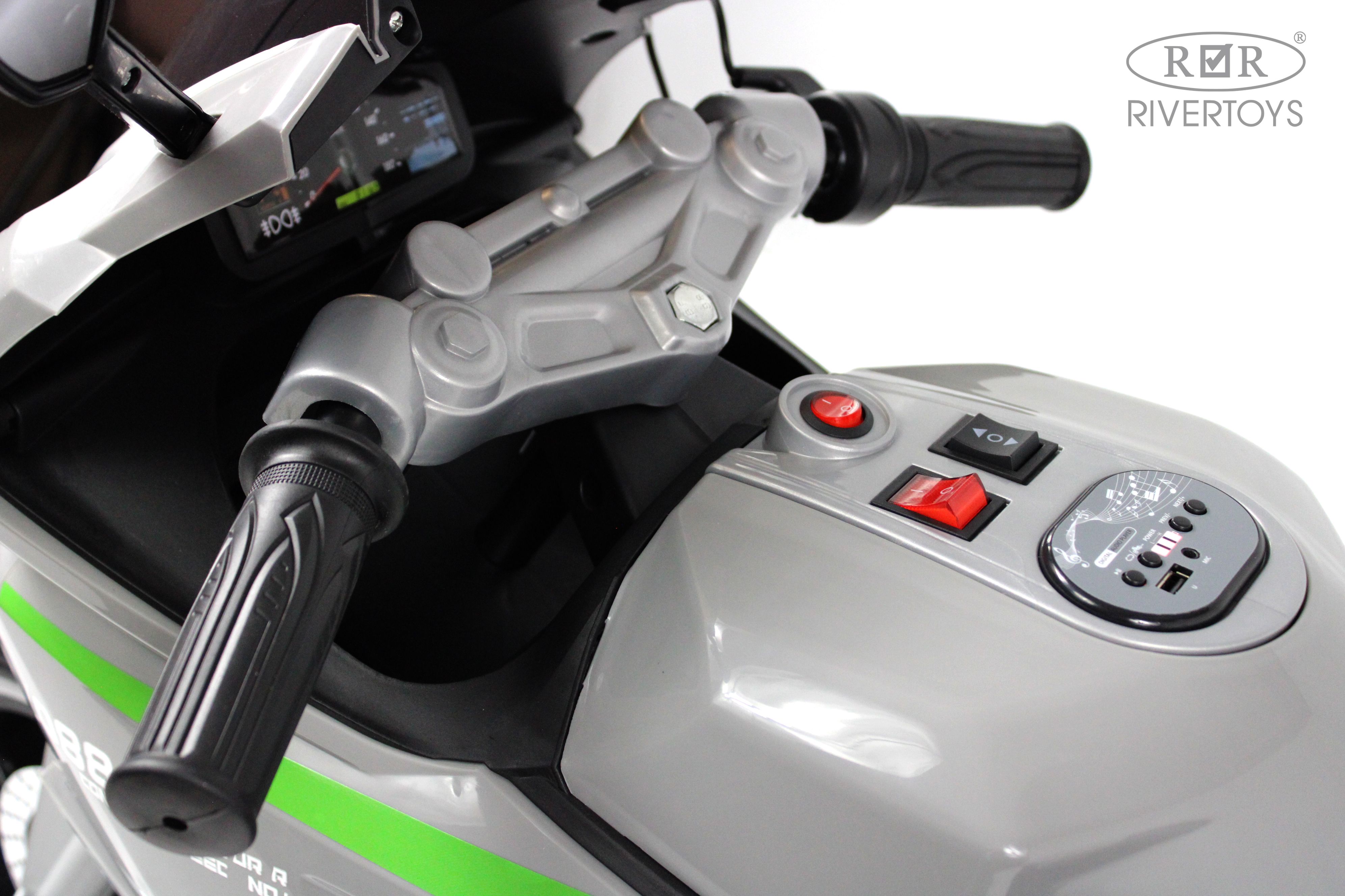 Электромобиль RIVERTOYS C005MC-GREY - фото 13