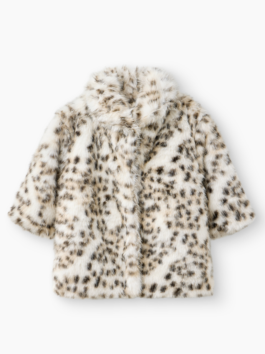Шуба Happy Baby 89179-1_white(leopard) - фото 2