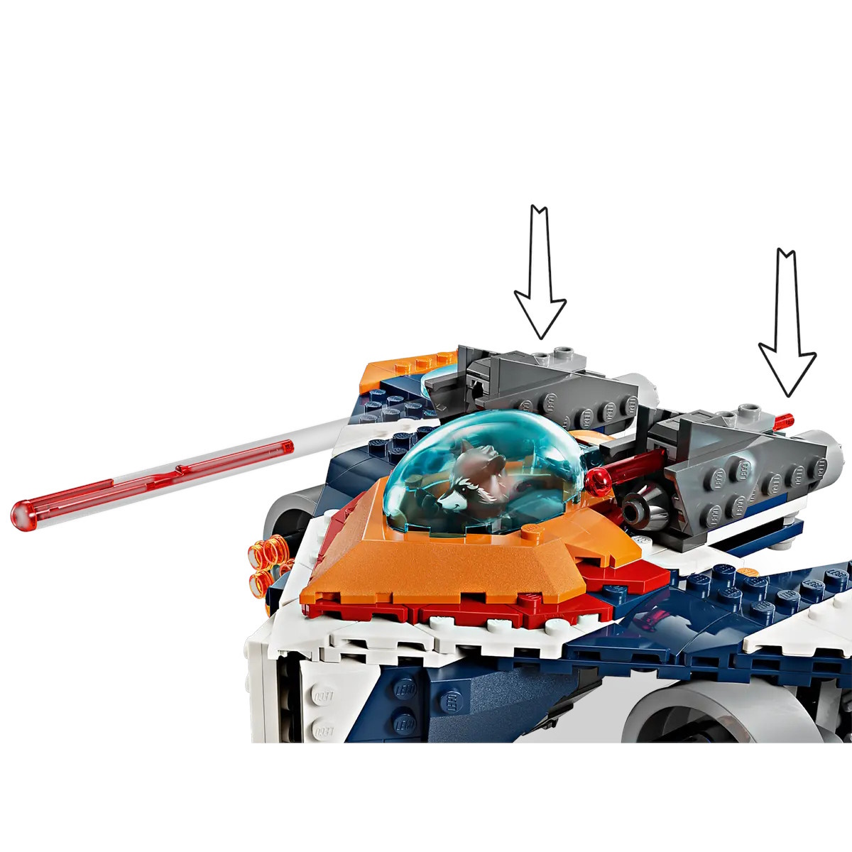 Конструктор LEGO Marvel Super Heroes Rockets Warbird vs Ronan 290 дет. - фото 6