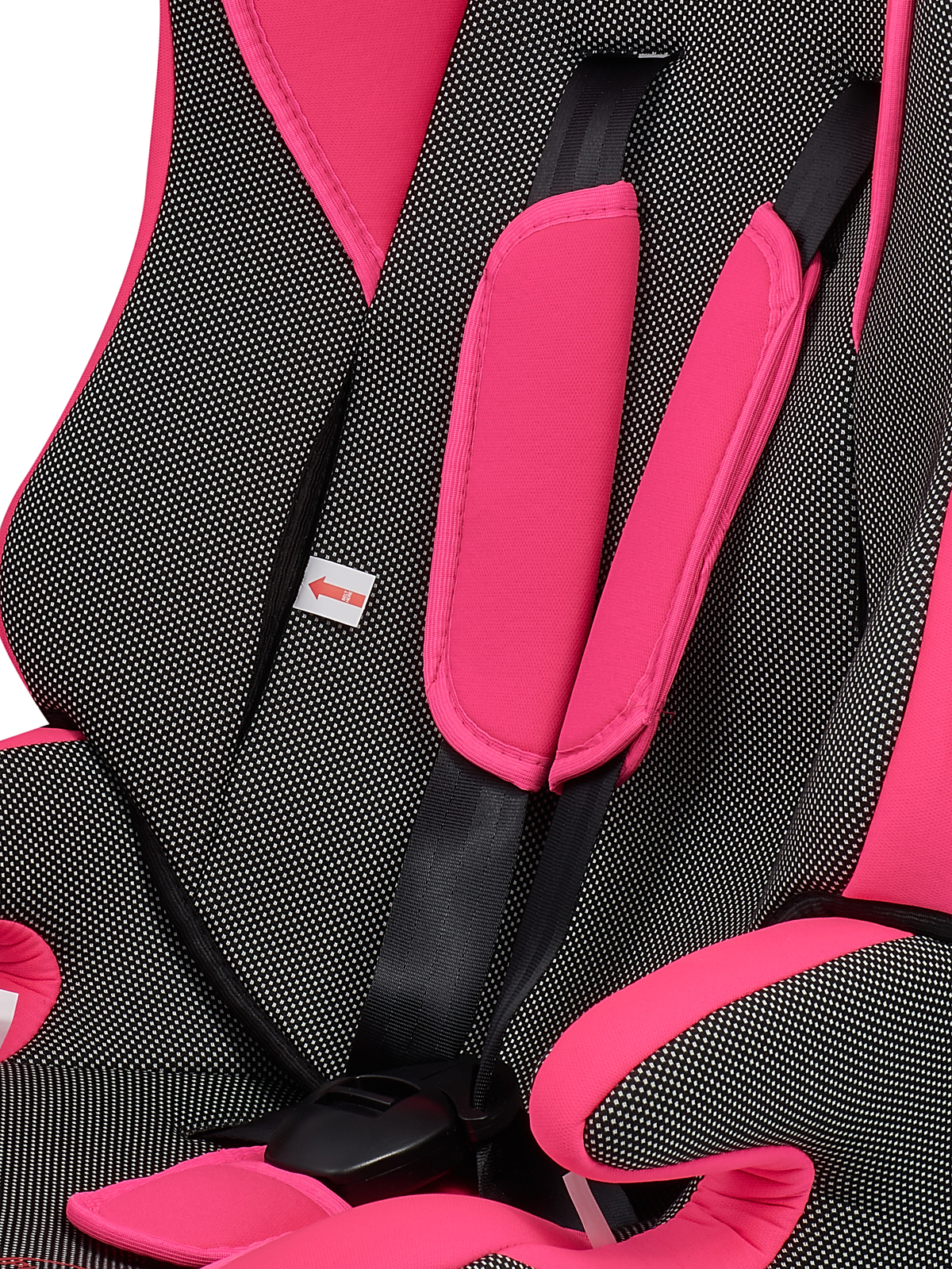 Автокресло Teddy Bear 513R/18 pink-black dot 1/2/3 (9-36 кг) - фото 4