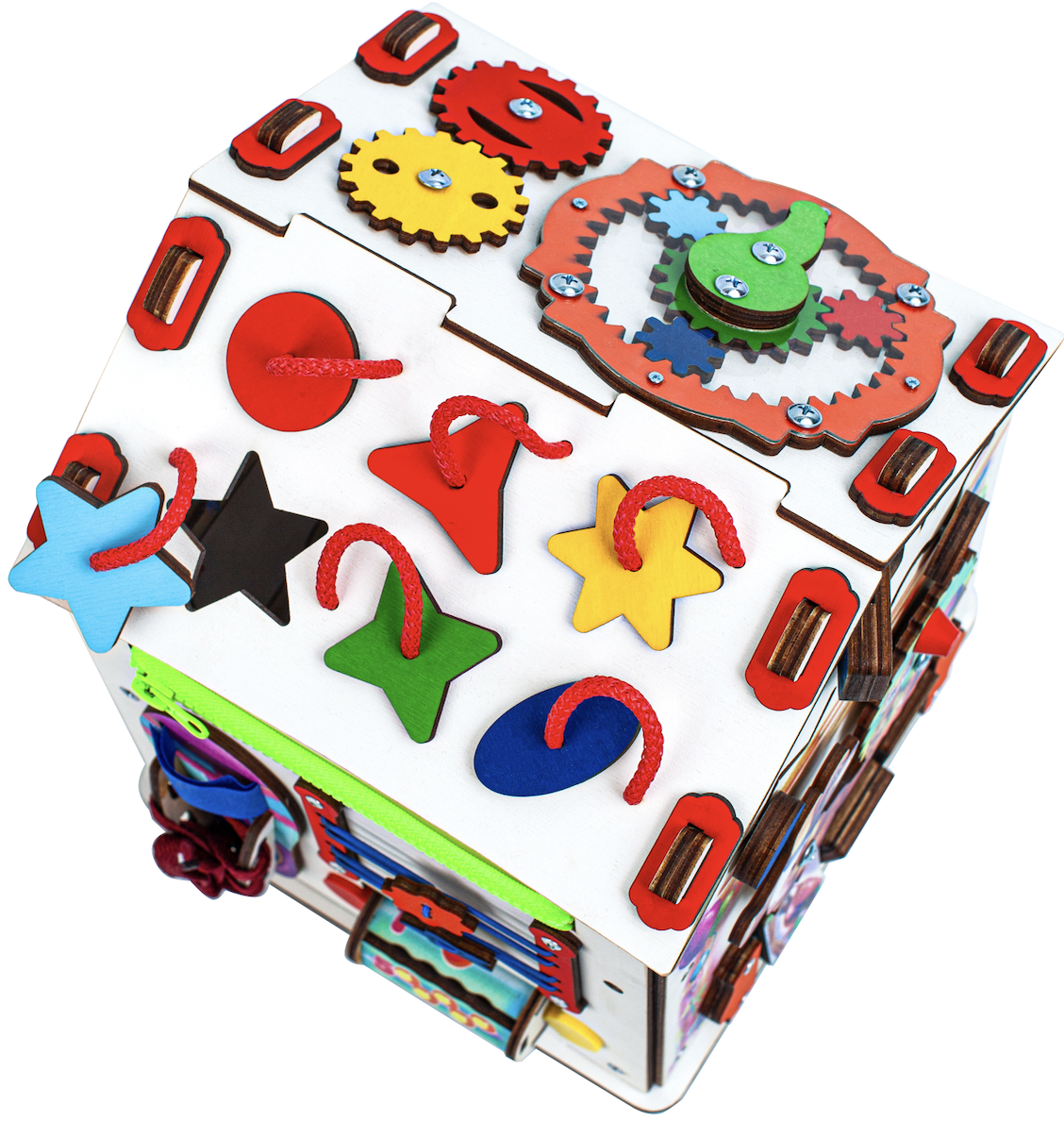 Игрушка Jolly Kids бизиборд Зверята - фото 11
