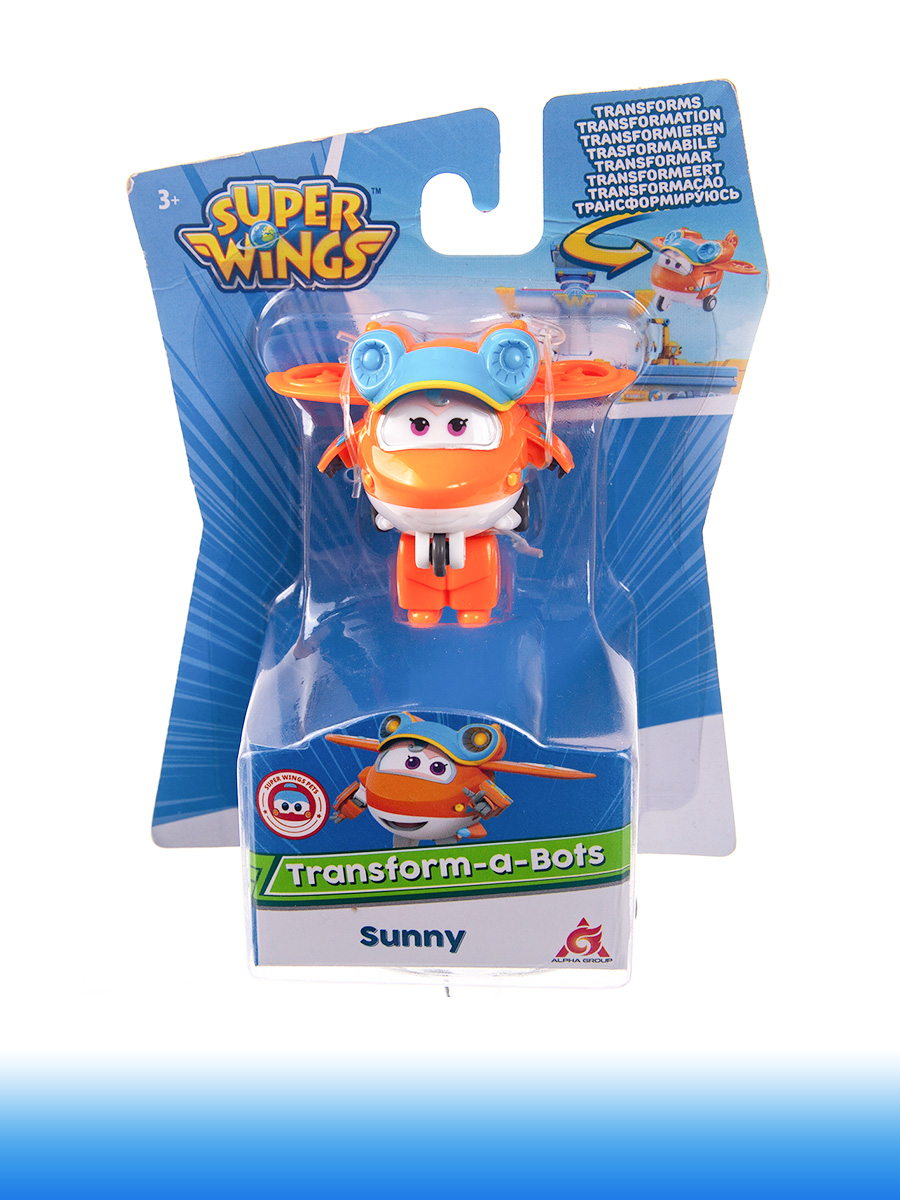 Робот Super Wings Мини трансформер Санни EU750030 - фото 6