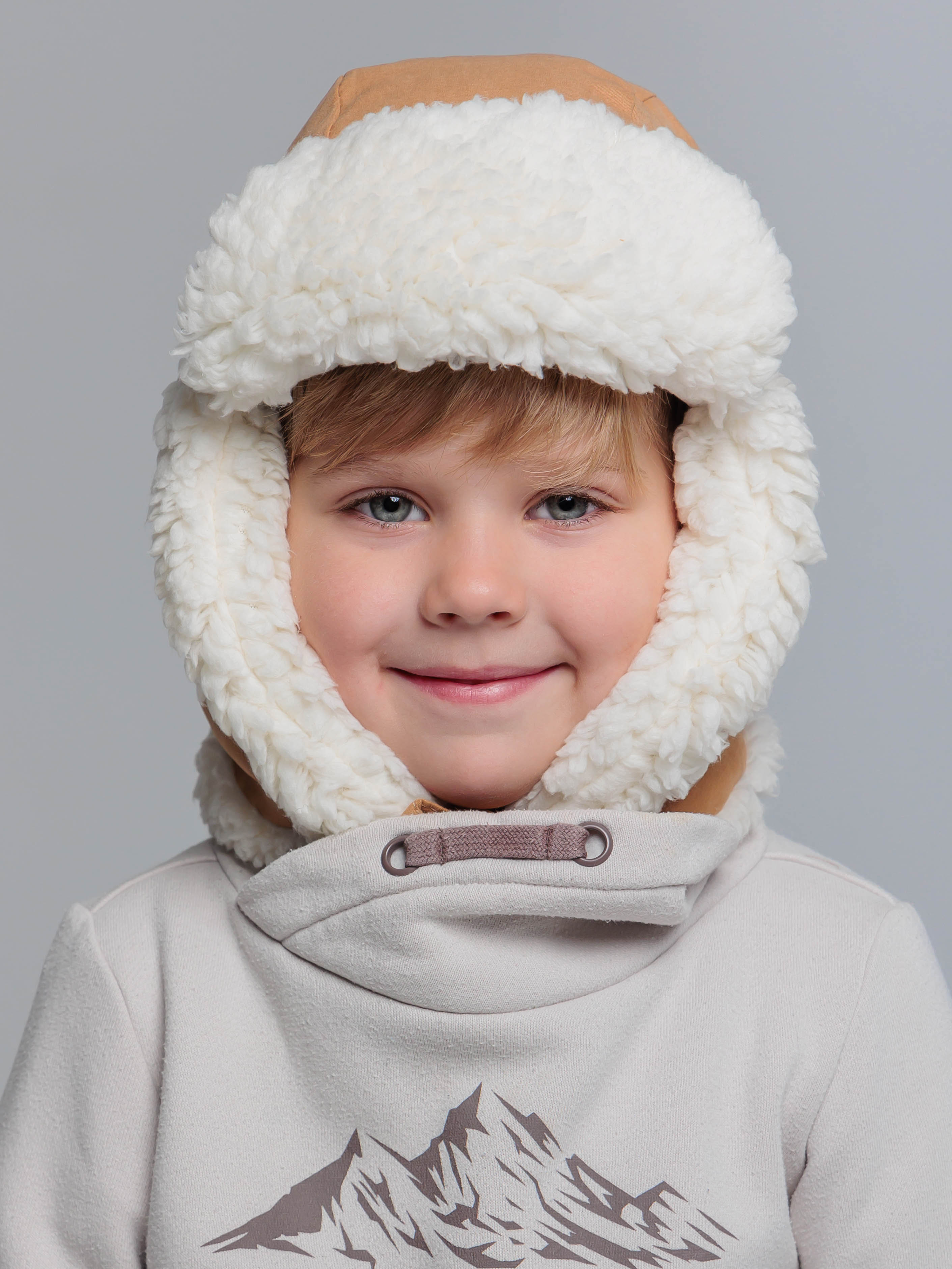 Шапка-ушанка Timpuh ushanka-camel - фото 4