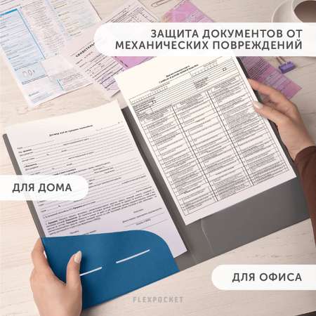 Папка с ручками Flexpocket А4