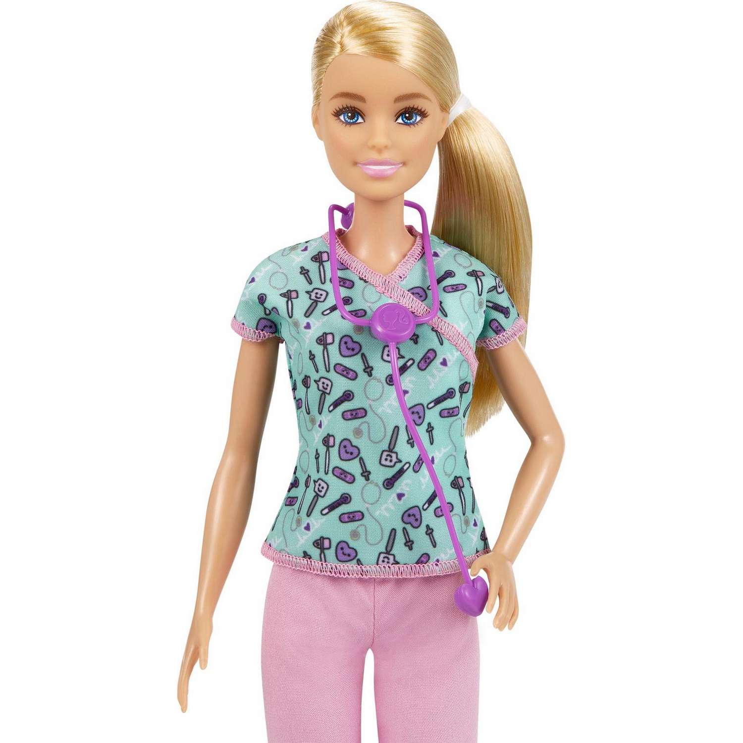 Кукла модельная Barbie Кем быть? Медсестра DVF50 - фото 6