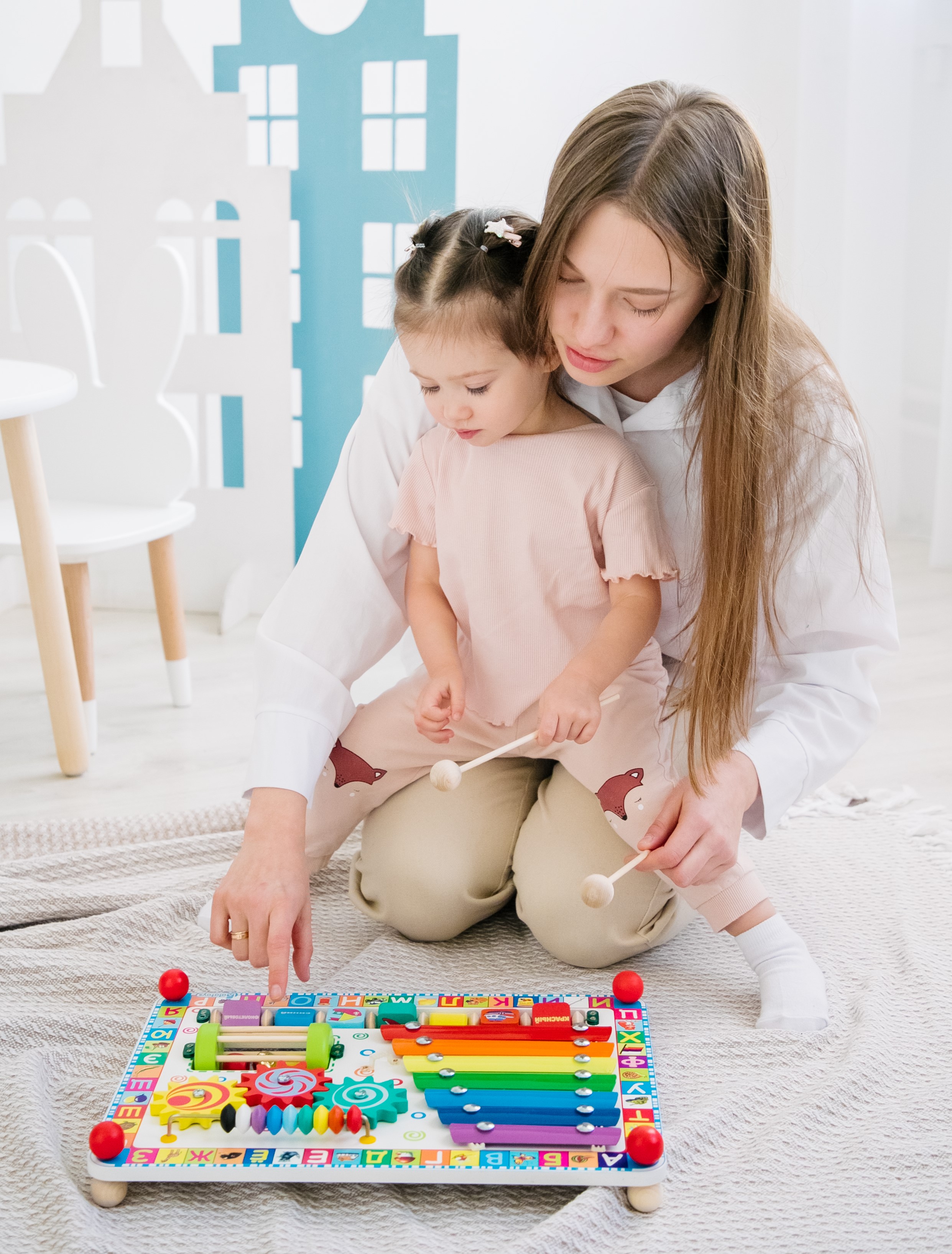 Игрушка Alatoys бизиборд Весёлая радуга в ассортименте - фото 15