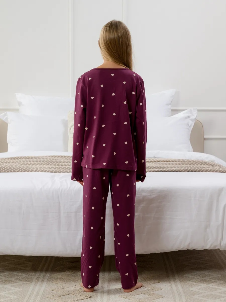 Пижама NATIVIA ПДКБ/сердечкинабордовом - фото 7