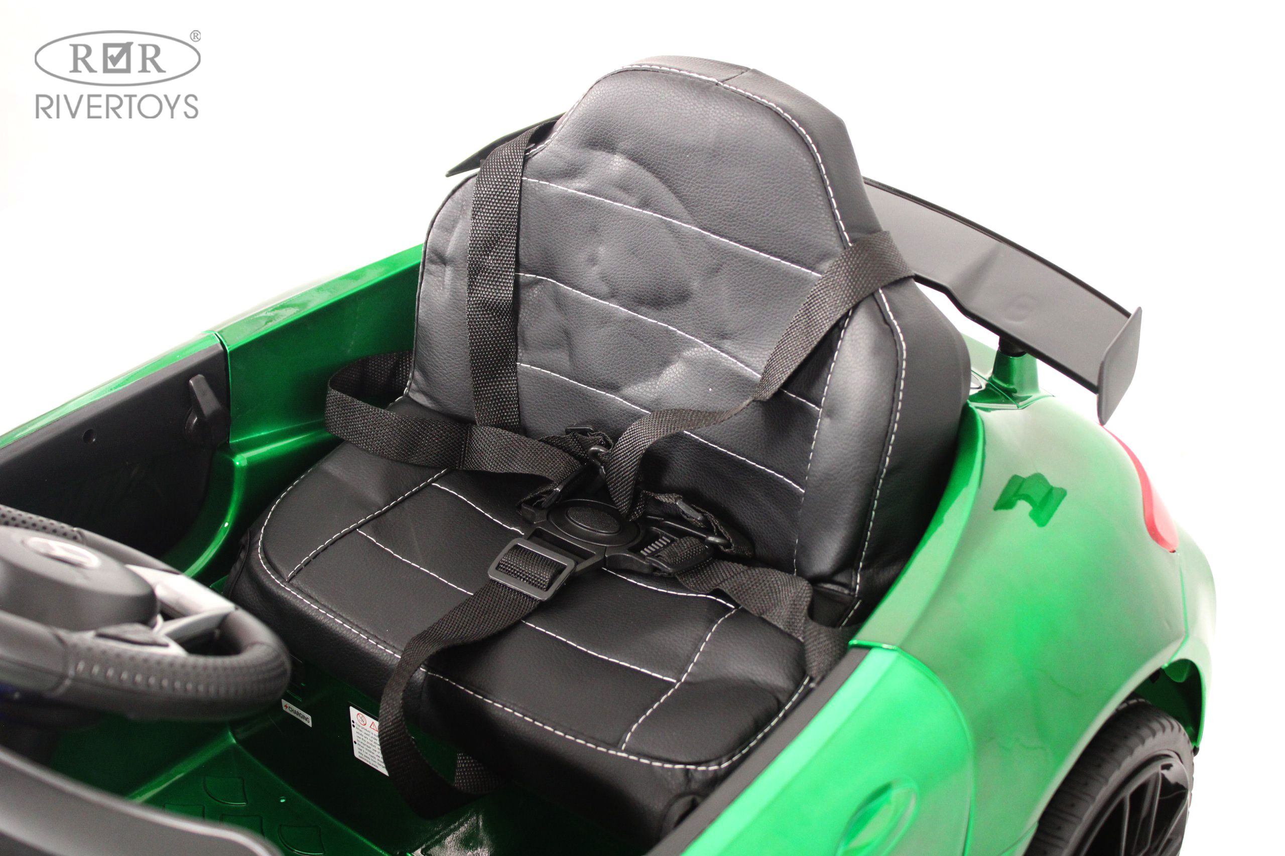 Электромобиль RIVERTOYS Mercedes X777XX-AMG-GREEN-GLANEC С пультом ДУ - фото 5