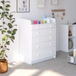 Пеленальный комод aton baby furniture Комод Maks белая аялска/белый