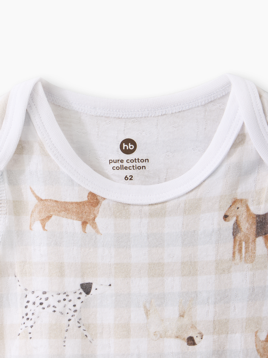 Боди 2 шт Happy Baby 90154-0_beige-dog - фото 17