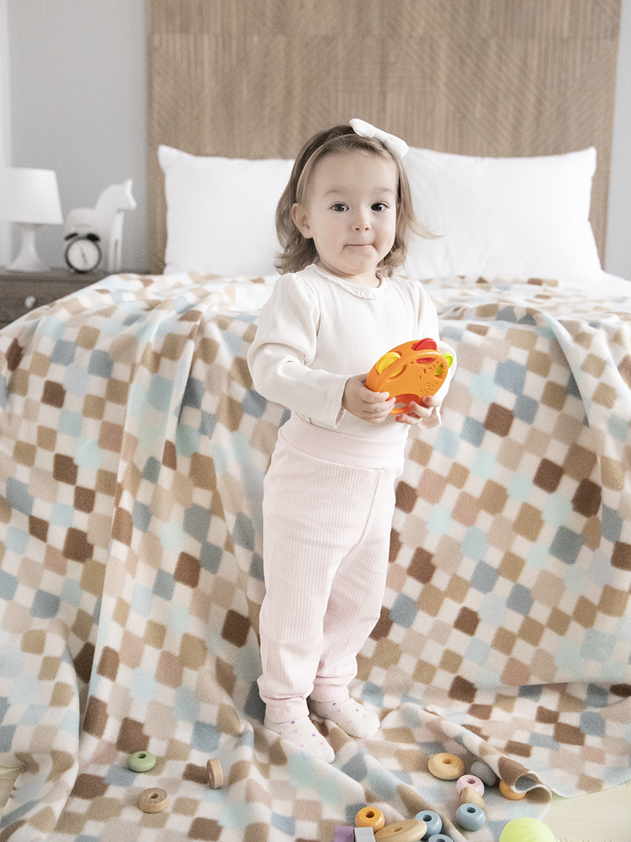 Плед флисовый Baby Nice Арлекино 100х140 см - фото 4