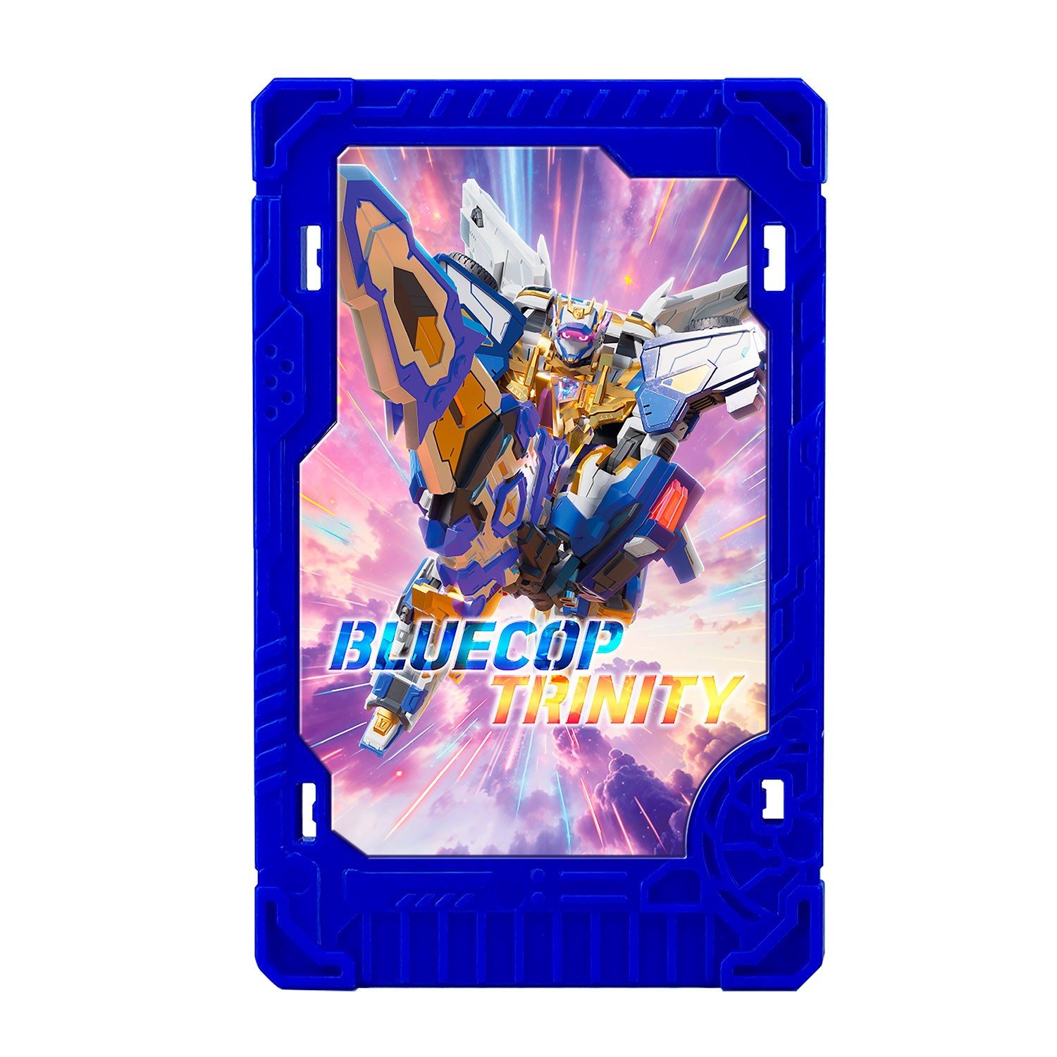 Игровой набор METAL-CARDBOT Блю Коп Тринити - фото 2