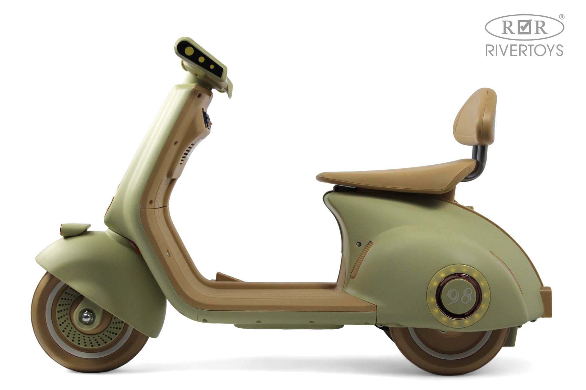 Электромобиль RIVERTOYS K444PX-GREEN - фото 4